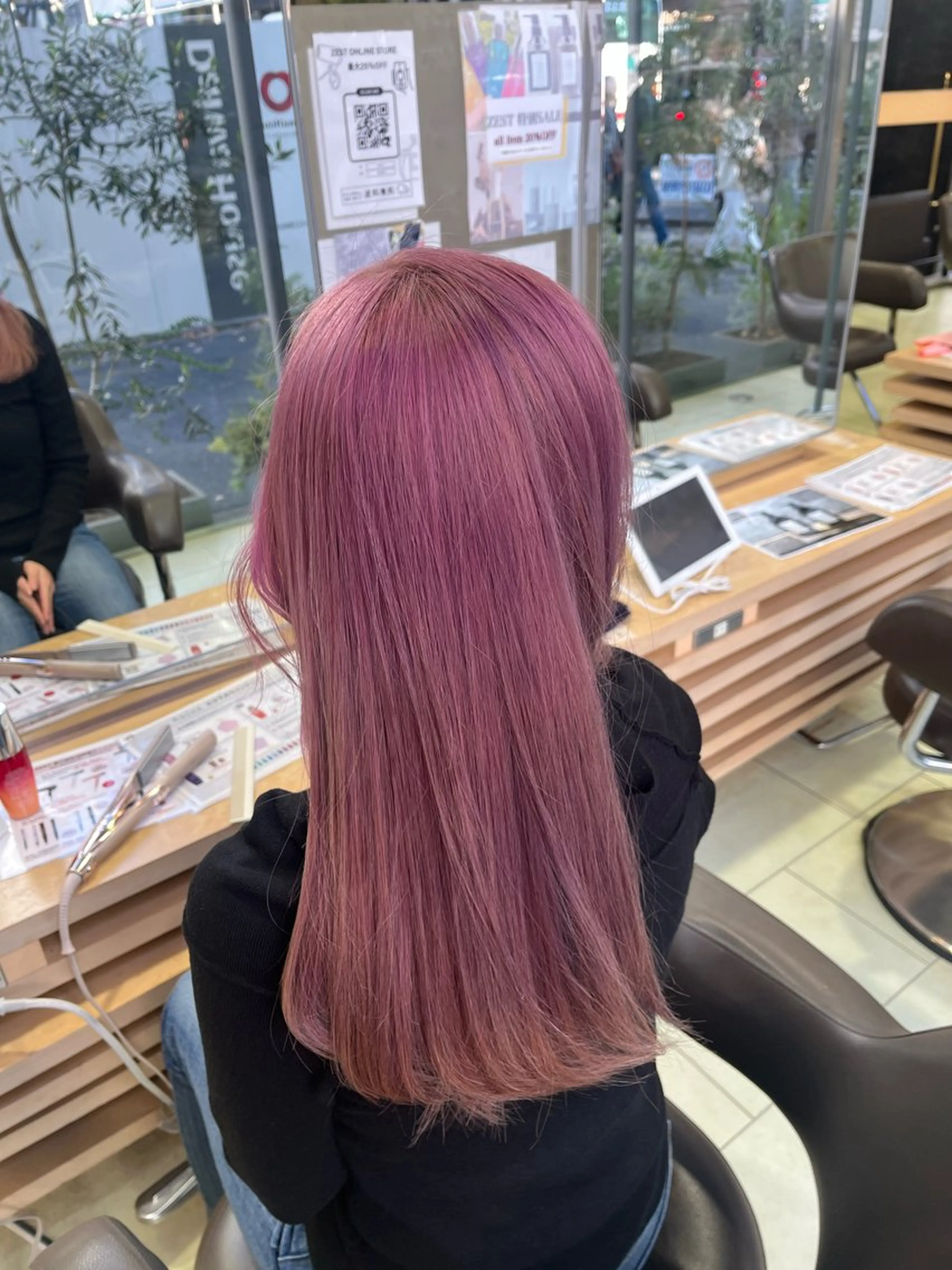 ロング カラー シャドウパーマ/ピン パーマ/だいじゅのヘアスタイル