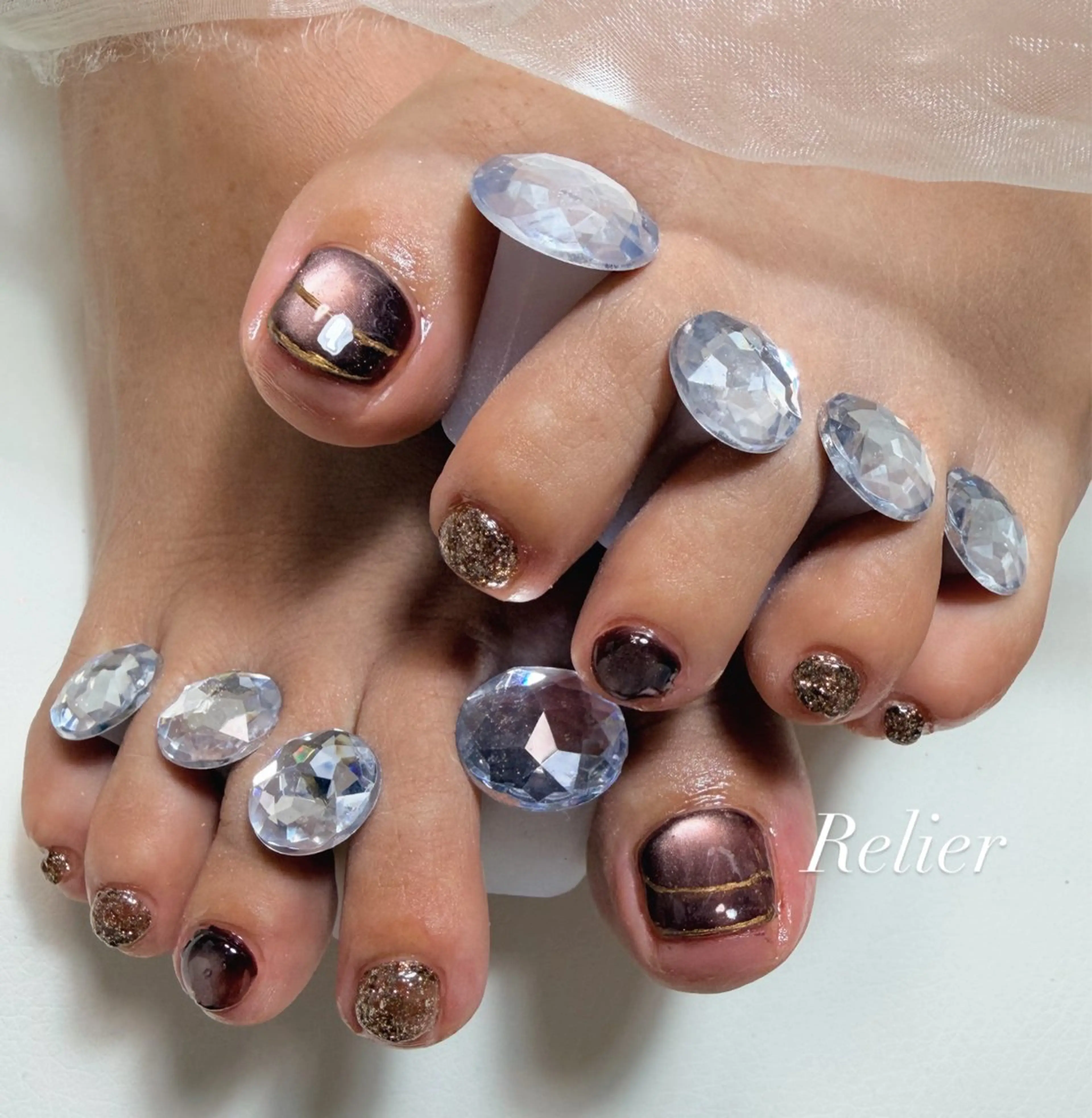 ネイル フットネイル Relier Airiのネイルデザイン