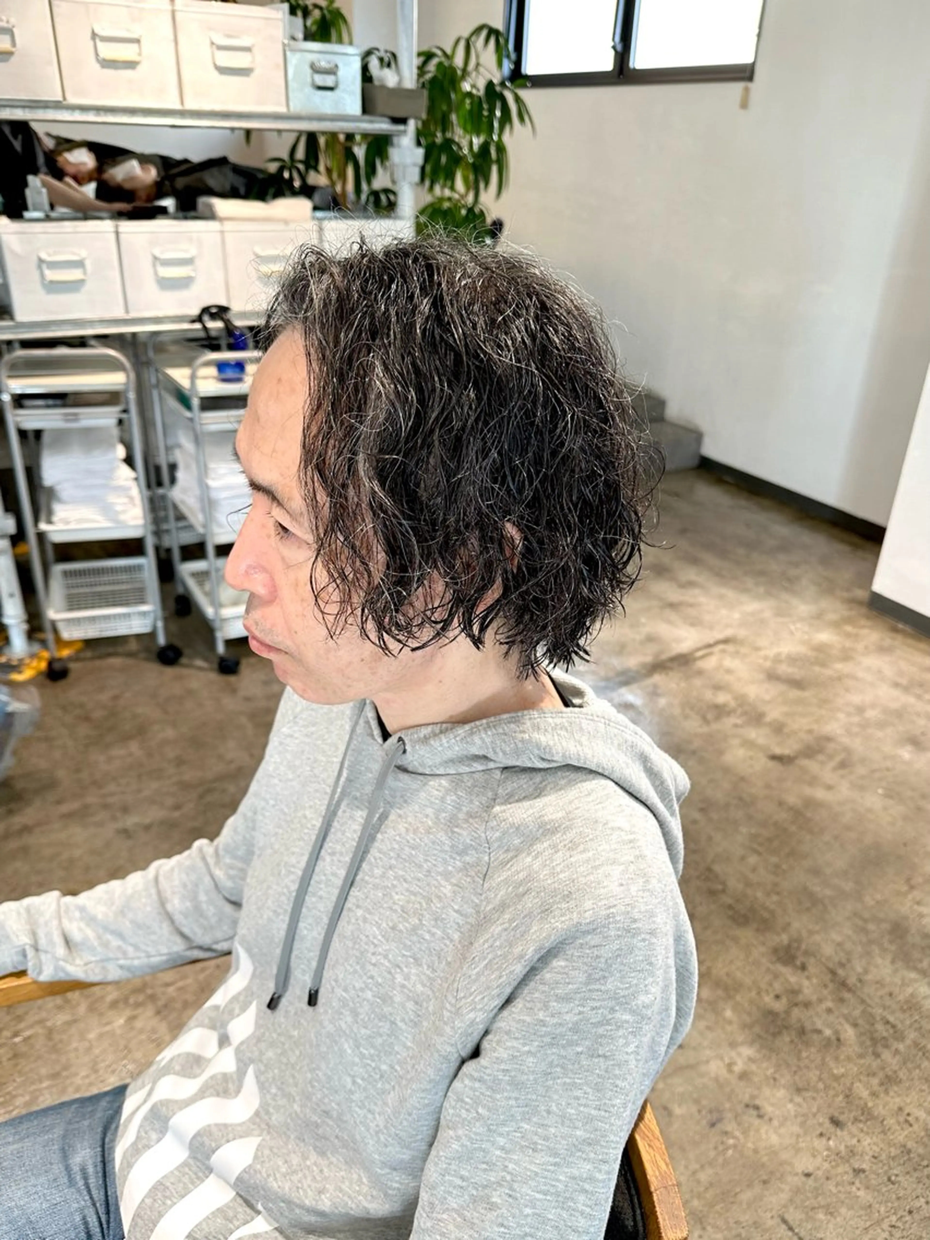 メンズ メンズパーマ メンズウルフカット ウルフカット カット パーマ トリートメント 骨格補正施術/メンズ 専門美容師/YUYAのヘアスタイル