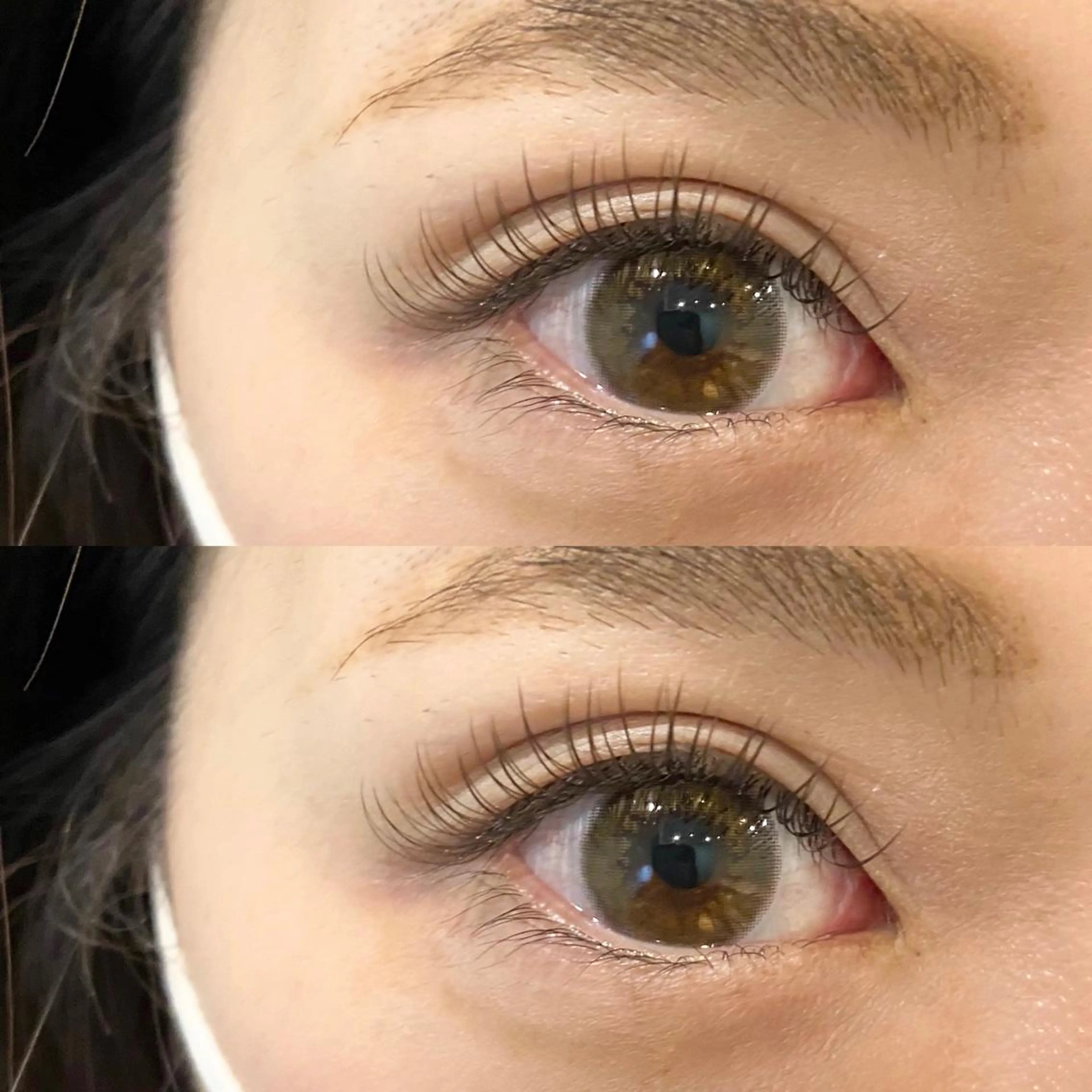 マツエク・マツパ カラーマツエク フラットラッシュ アップワードラッシュ K a N aのマツエク・マツパデザイン