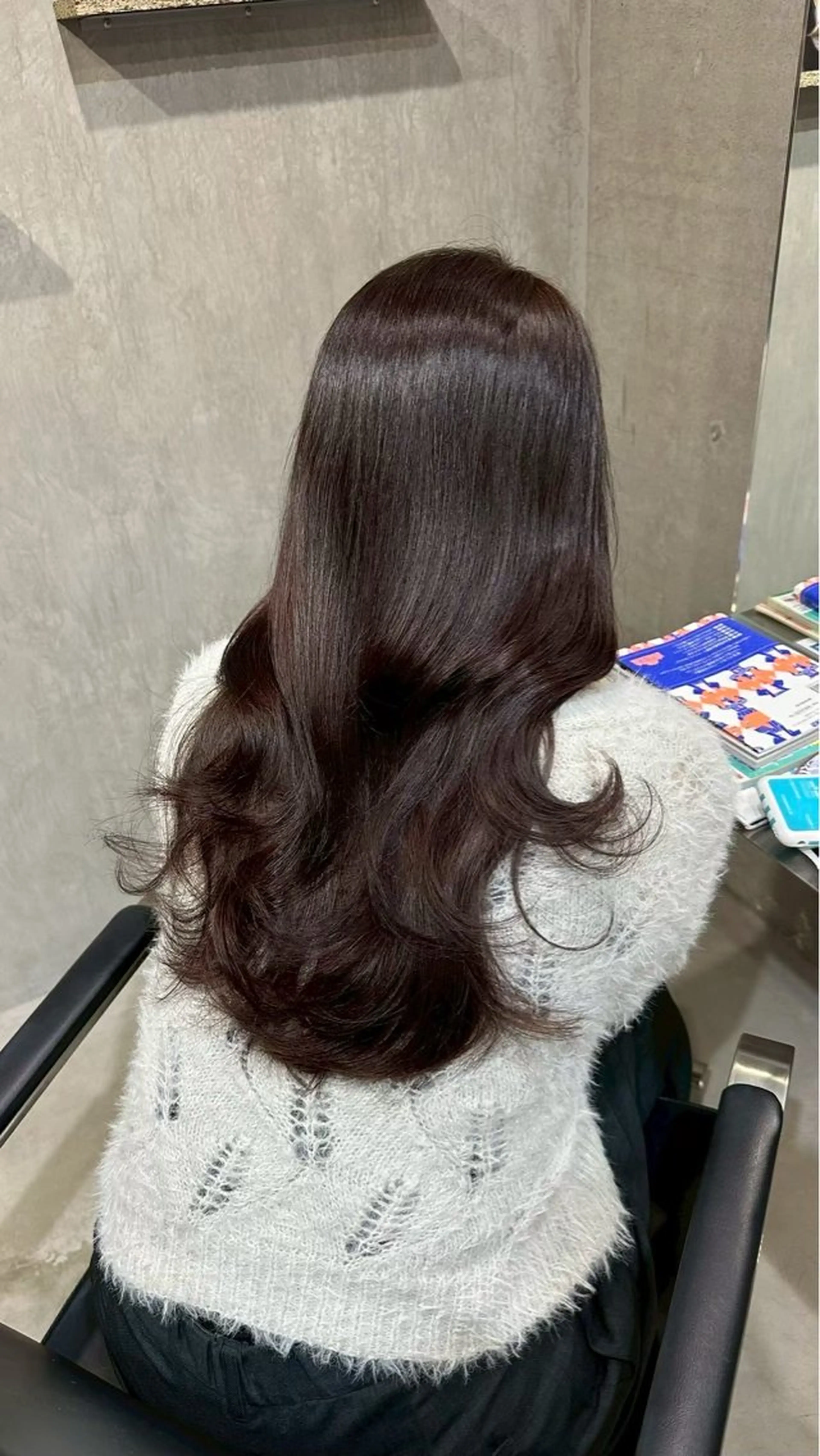 ロング カラー ブラウンカラー 透明感カラー ダークブラウン ヘアカラー トリートメント LUCK船橋 /Ritoのヘアスタイル