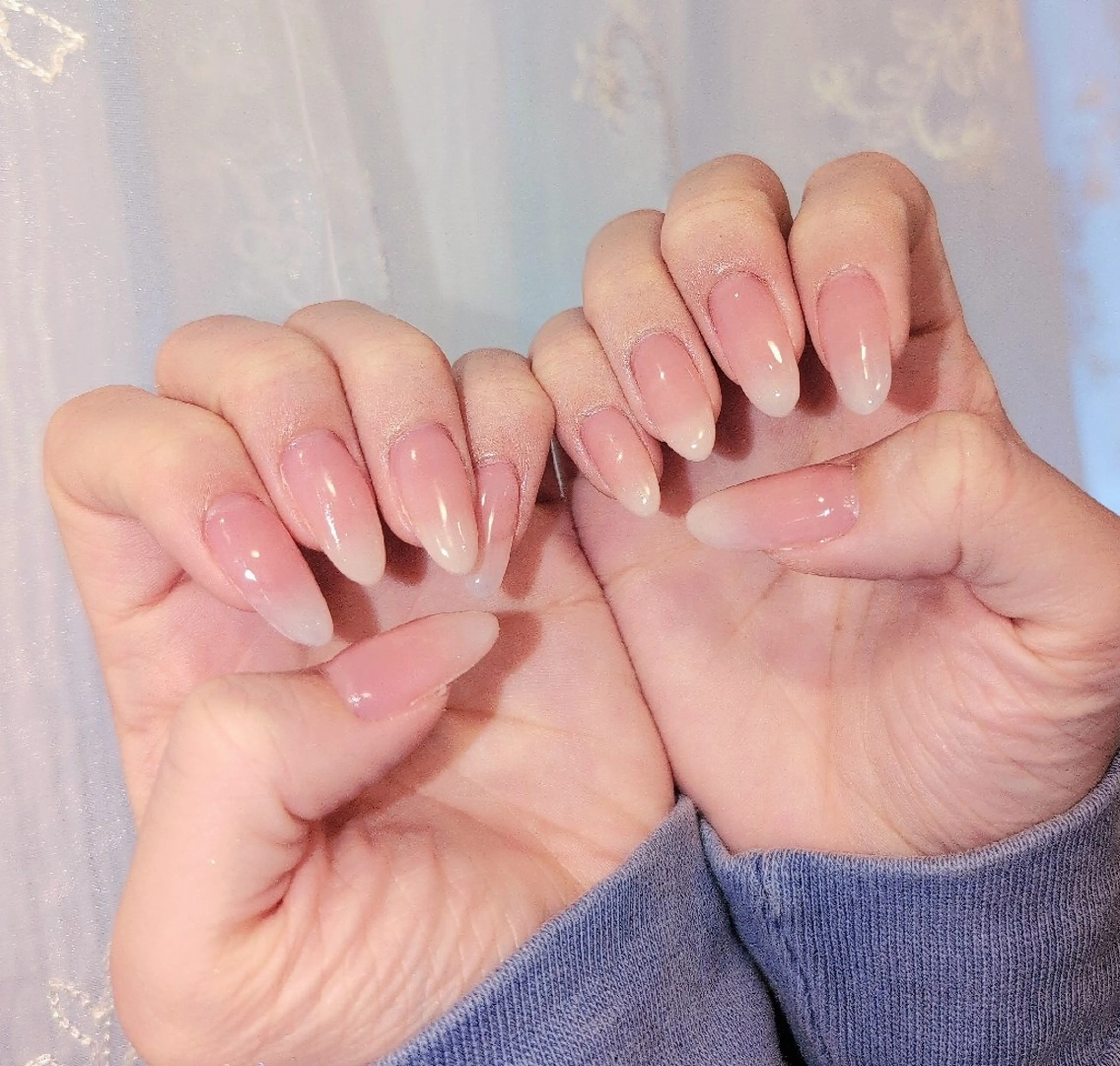 ネイル 長さ出し ジェルネイル 韓国ネイル マグネットネイル ニュアンスネイル ハンドネイル I LOVE ME NAIL.｡.:*♡のネイルデザイン