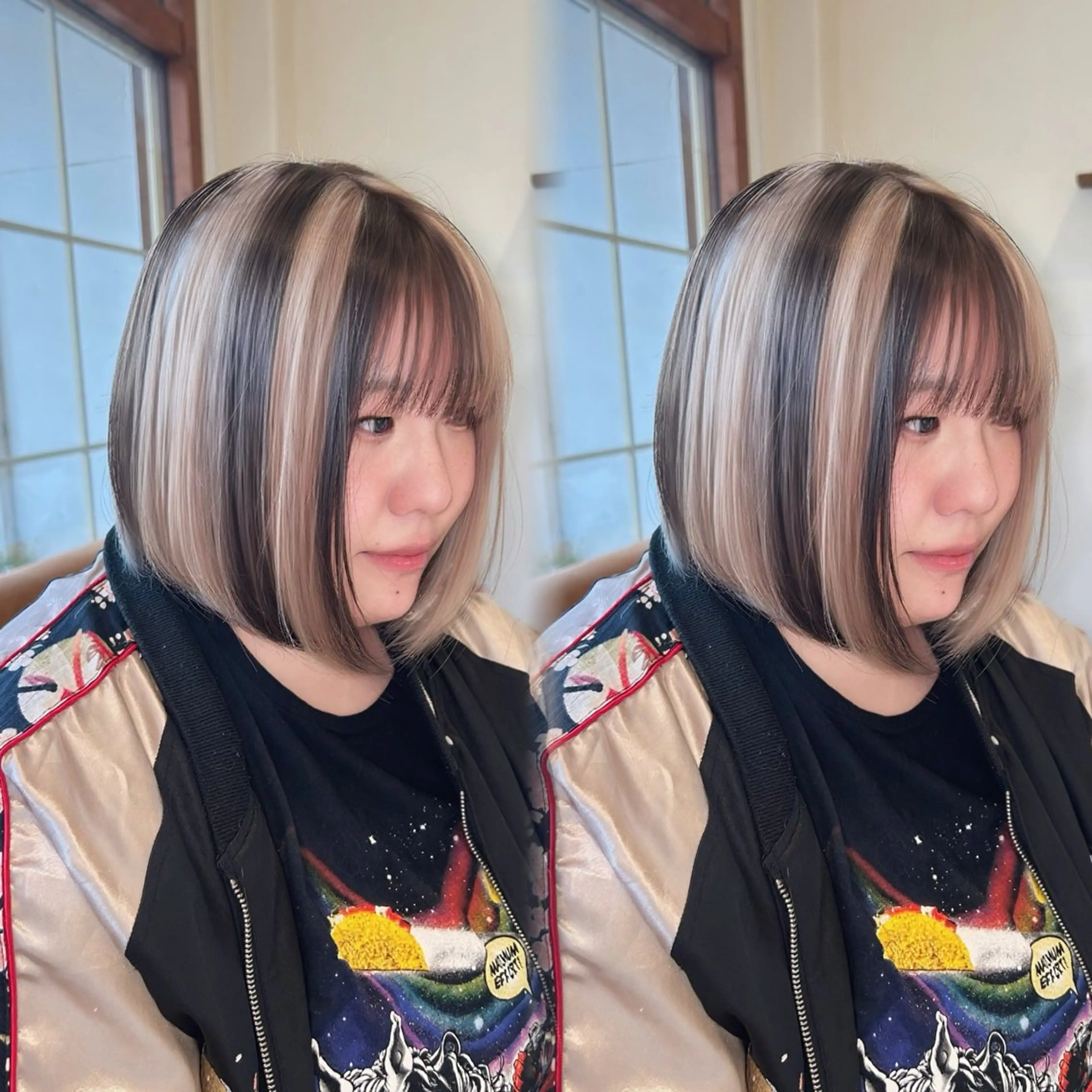 ショート カラー ヘアカラー 透明感カラー×レイヤ ー🧊横田 冴のヘアスタイル