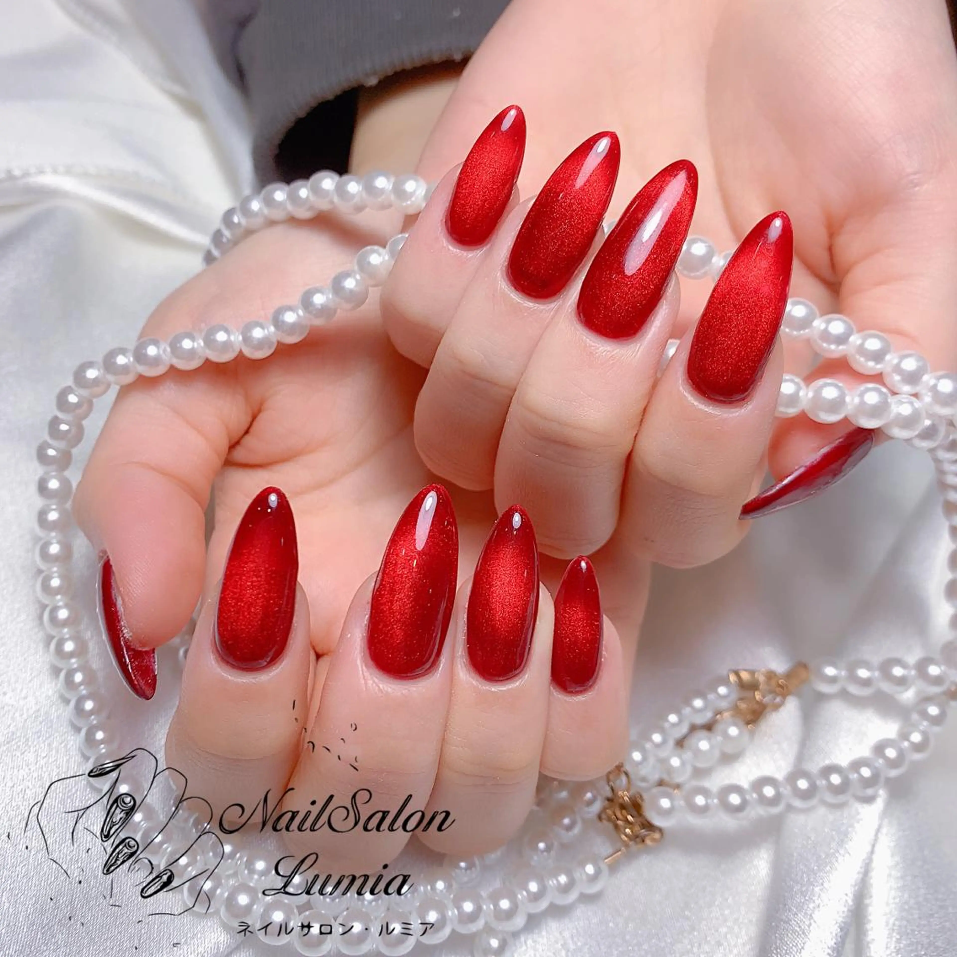 ネイル ハンドネイル ネイルサロン ルミア Lumia 店長のネイルデザイン
