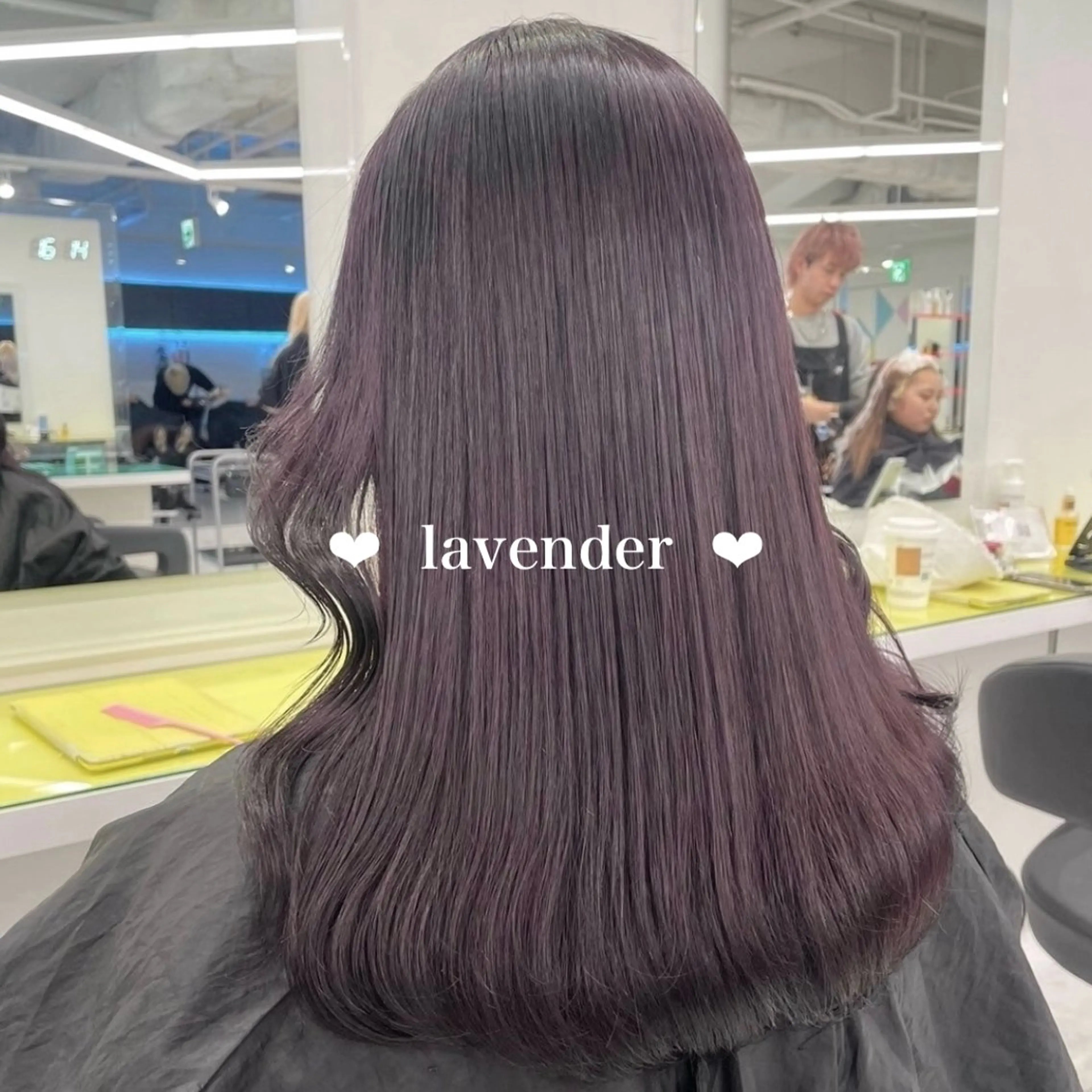 セミロング カラー ヘアカラー トリートメント ヘッドスパ 艶モテ・韓国スタイル 🤍りんのヘアスタイル