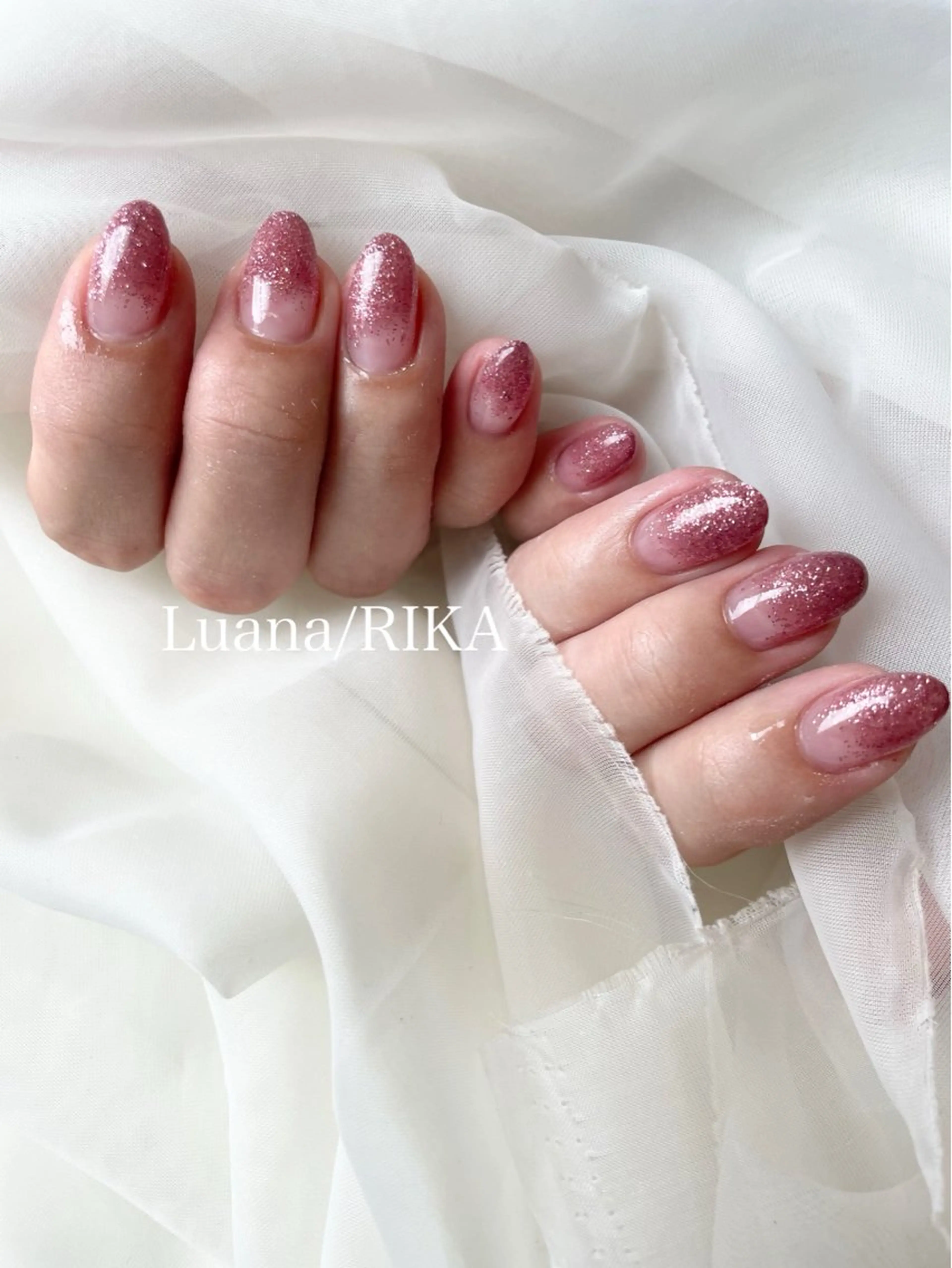 ネイル ラメ(グリッター) Nail Salon Luana Rikaのネイルデザイン