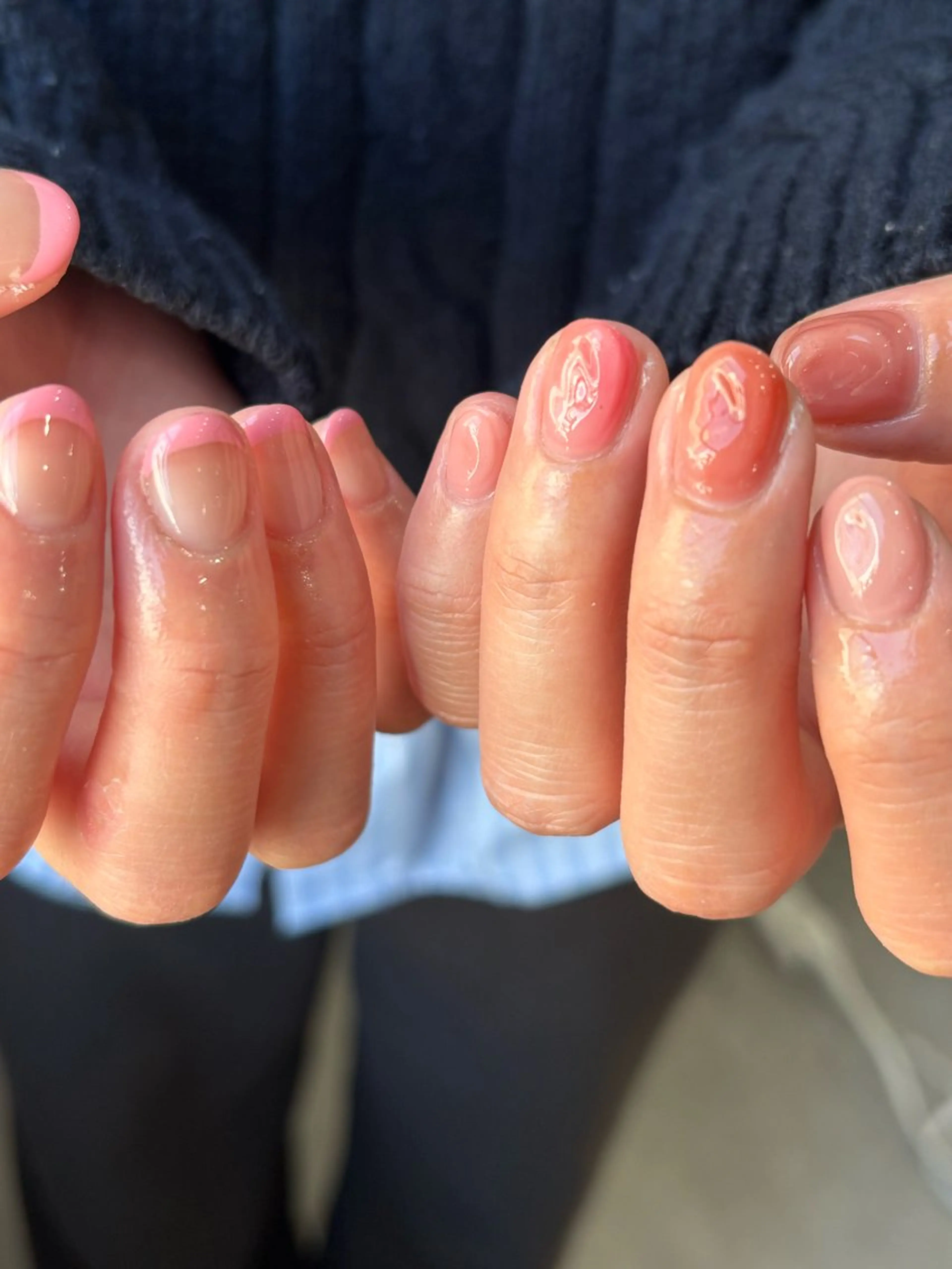 ネイル ピンク 春ネイル ogura maoのネイルデザイン