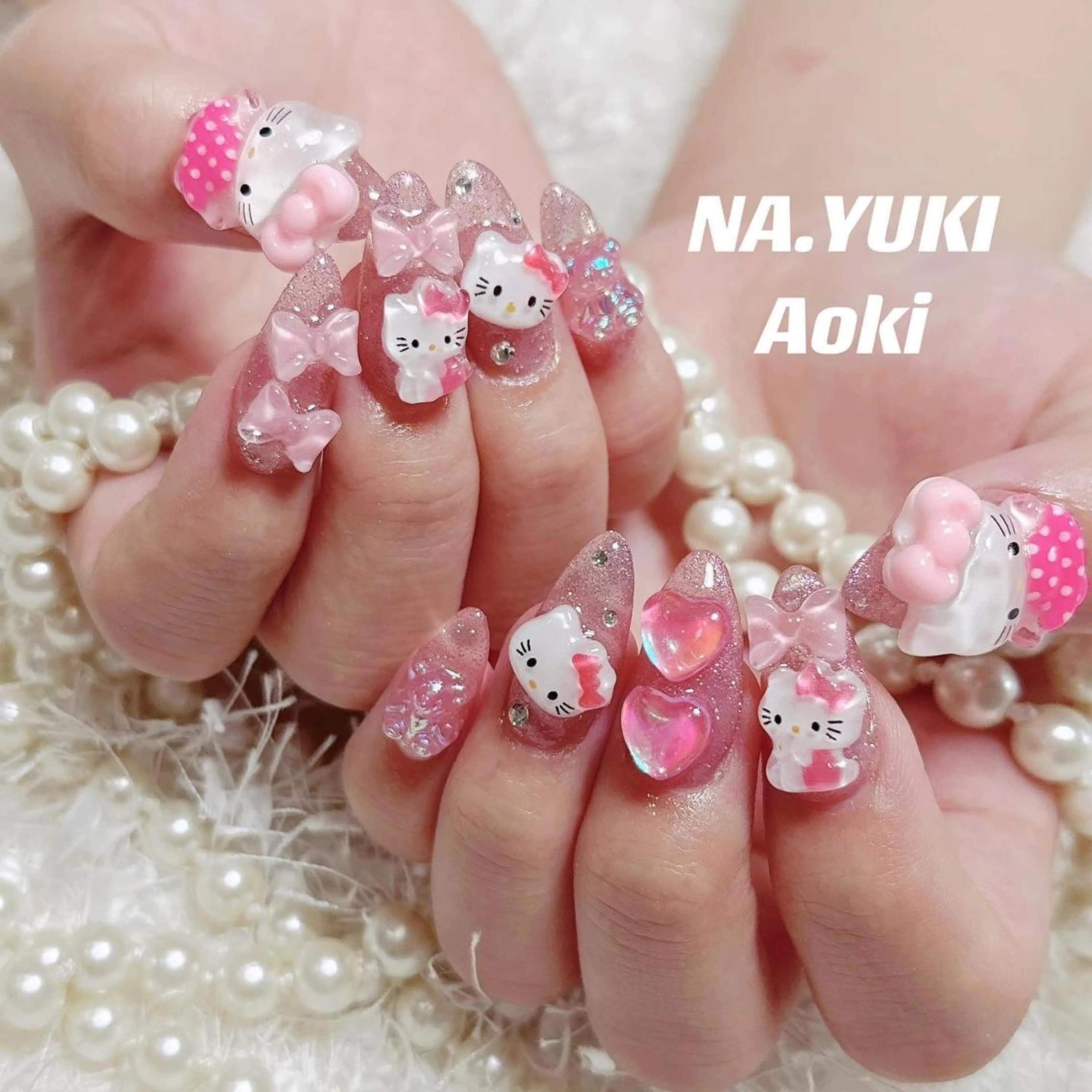 ネイル ハンドネイル 🎀 moo～ 🎀のネイルデザイン