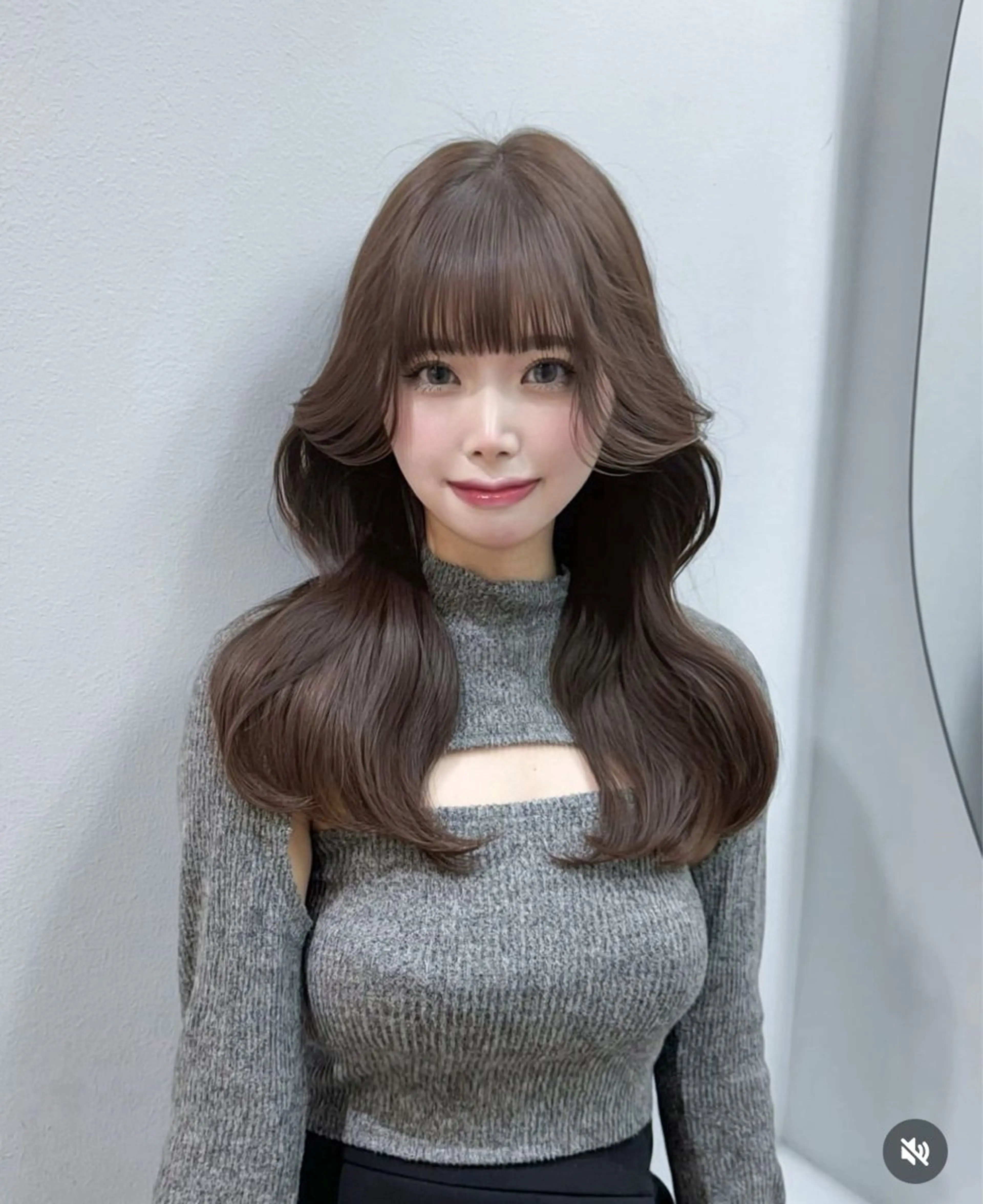 ロング 韓国ヘア🩶리나🤍 りぴのヘアスタイル