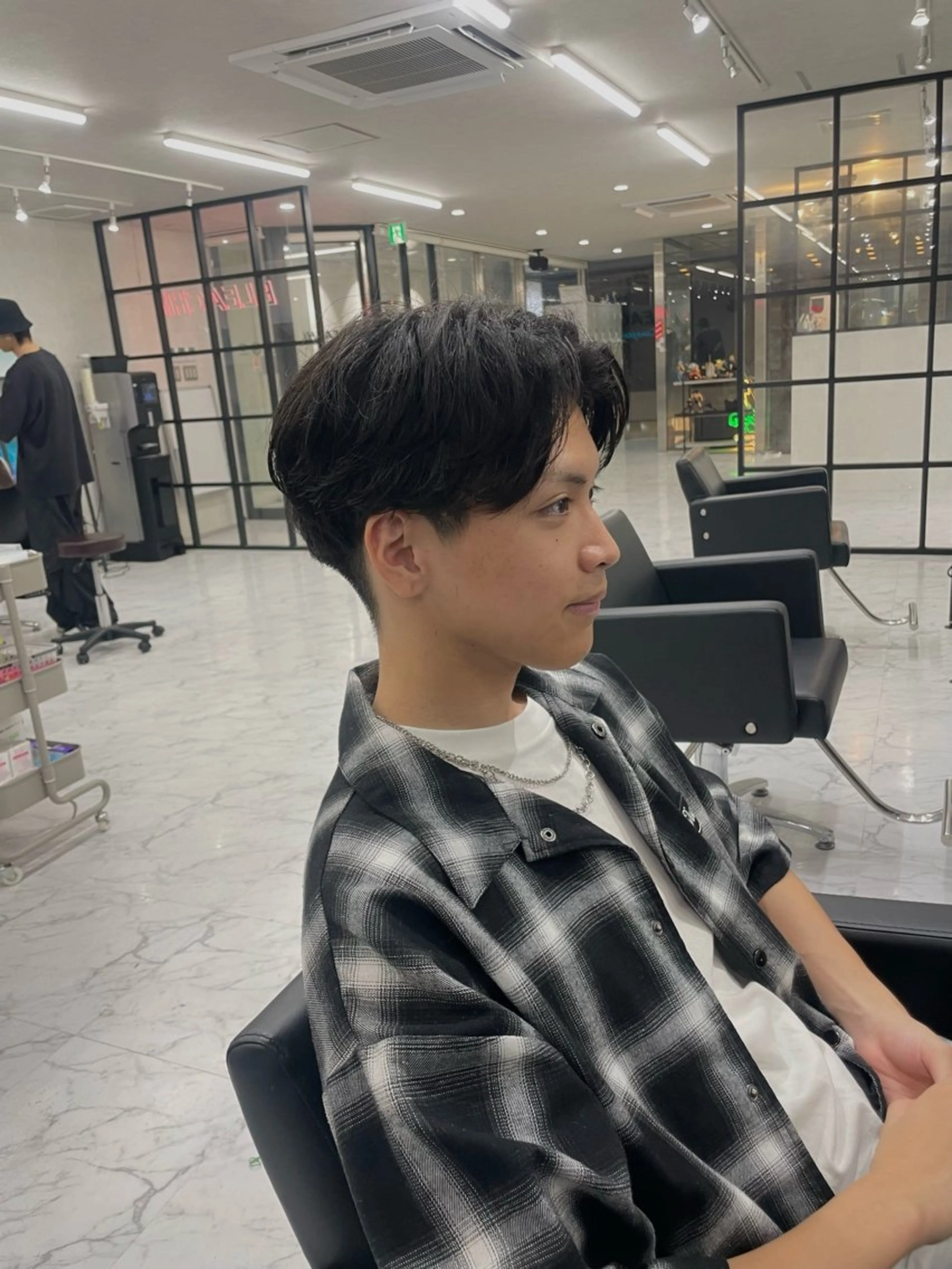 パーマ メンズ カット パーマ 木村 拓美のヘアスタイル