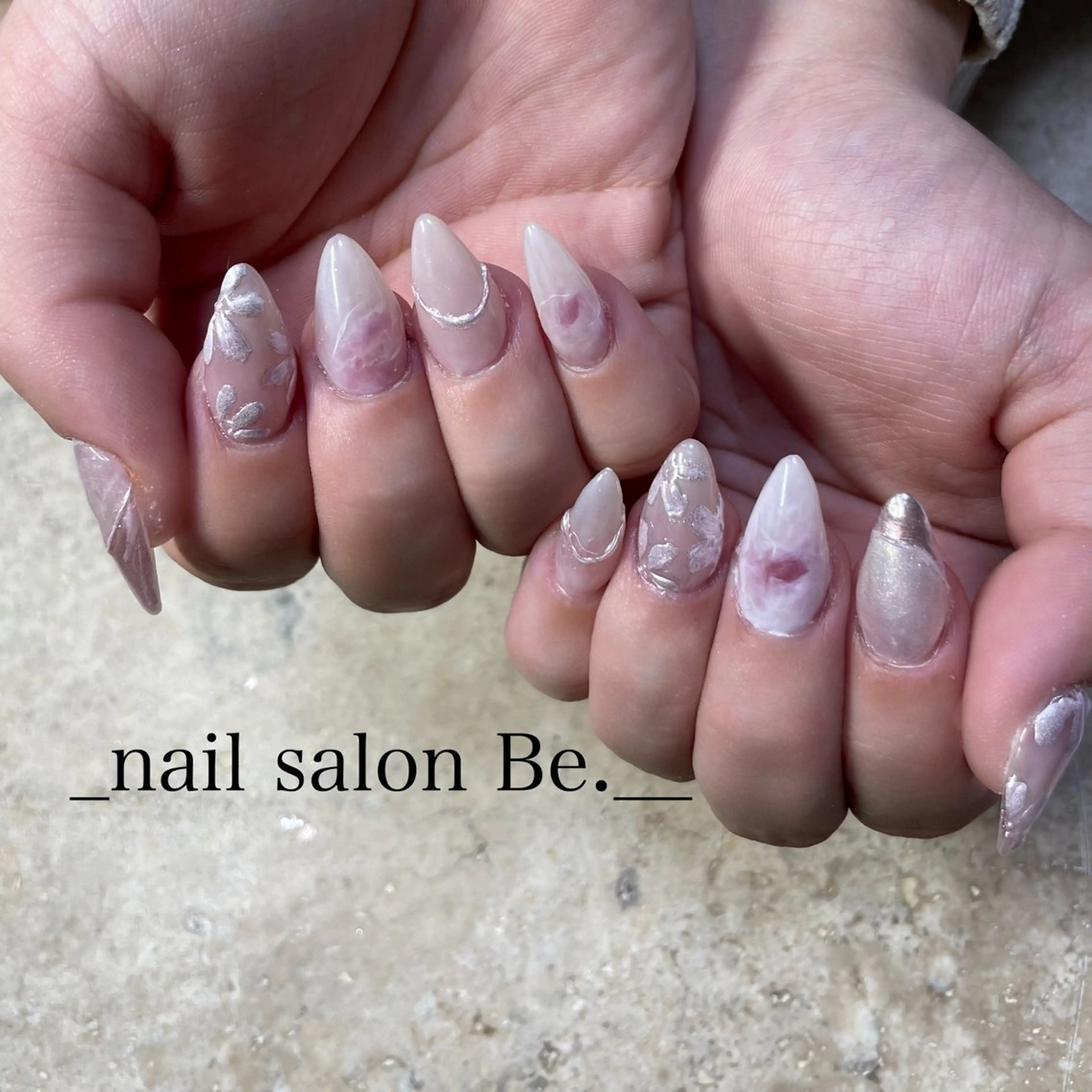 ネイル スカルプネイル nail salon Be.のネイルデザイン