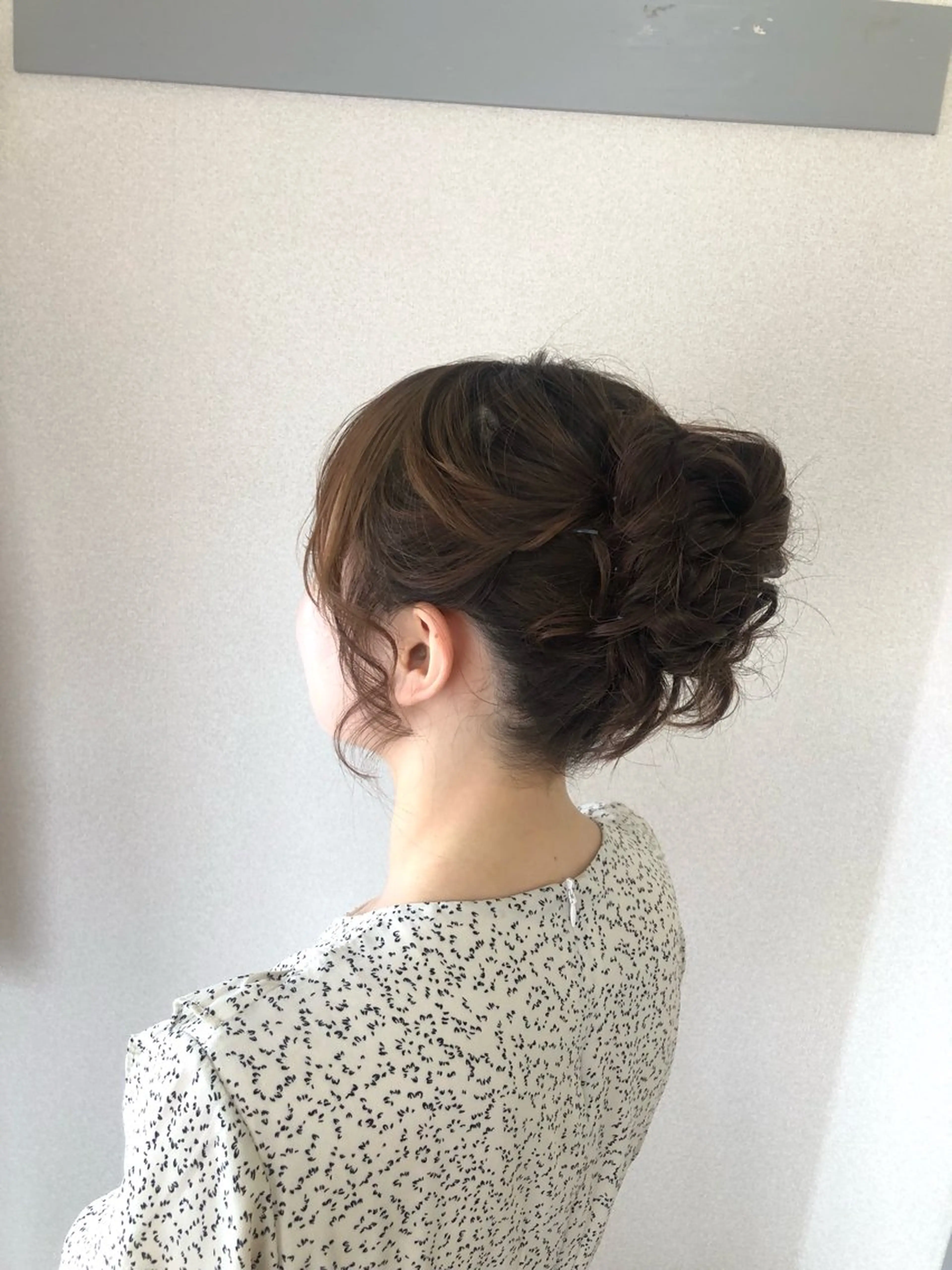 セミロング ヘアアレンジ ヘアセット salon *meehoのネイルデザイン