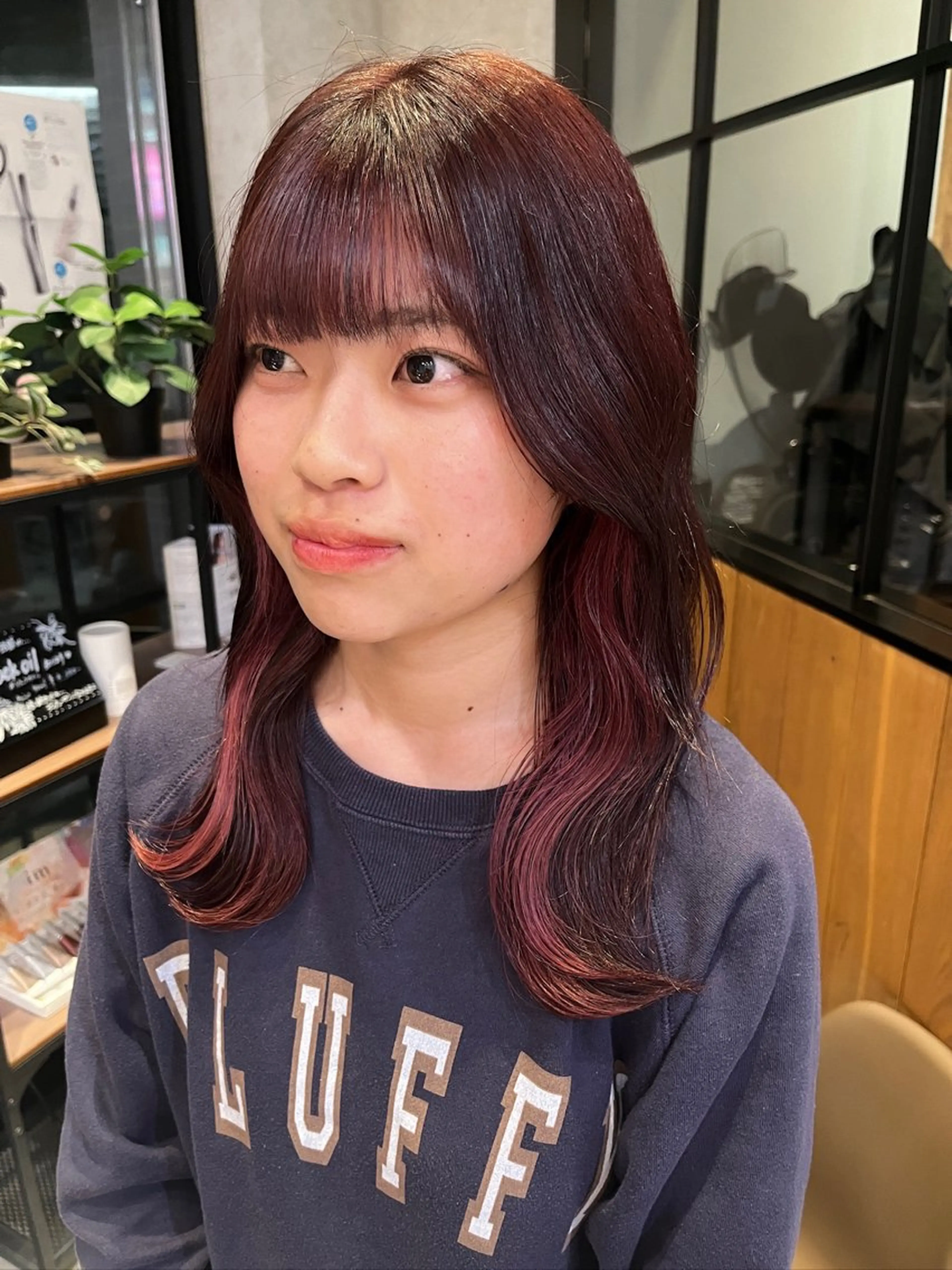 ロング カラー yuuri🎀/大宮 /韓国ヘア/レイヤーのヘアスタイル