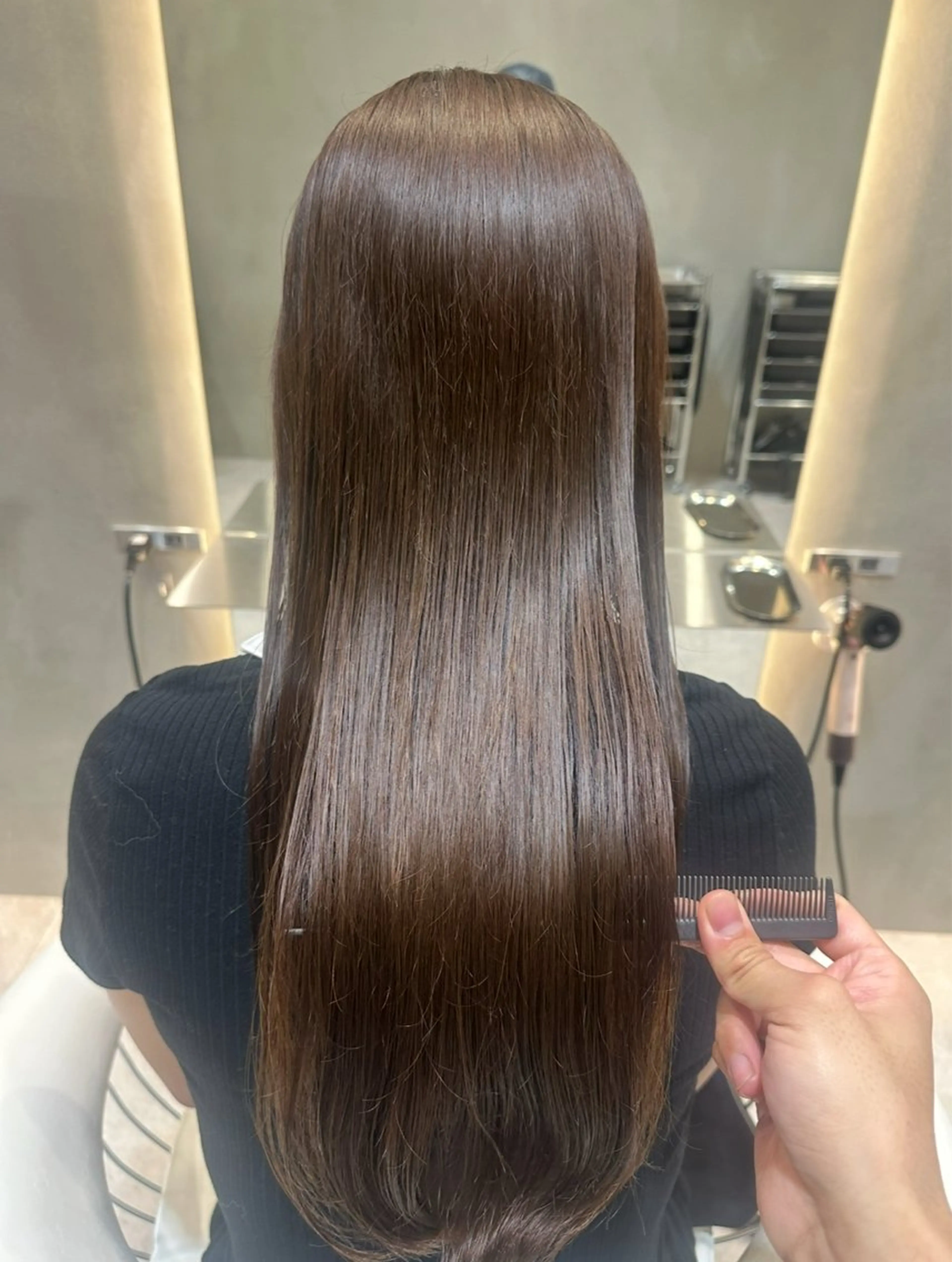 ロング 透明感カラー/伊藤 陸/soigneのヘアスタイル