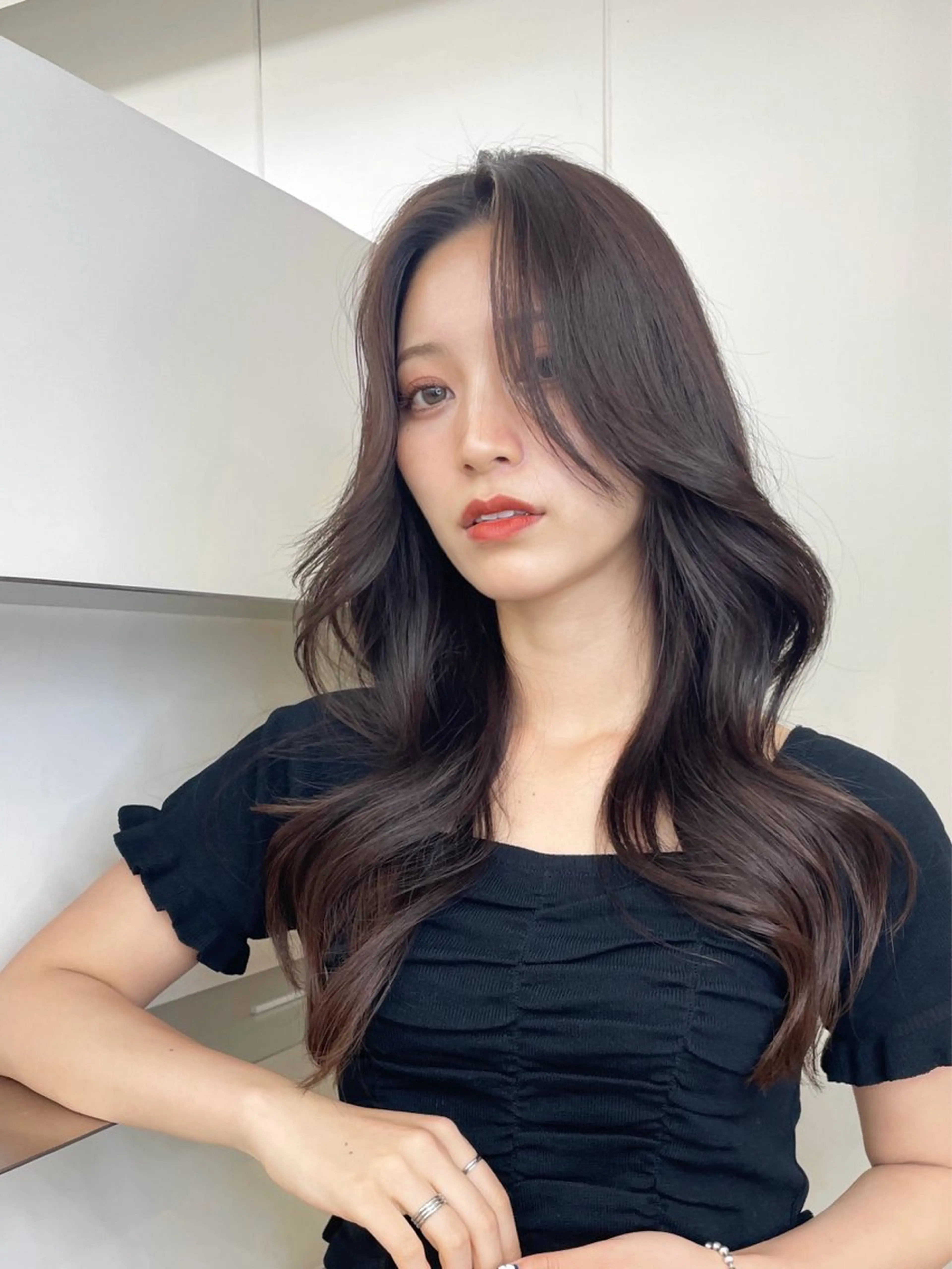 ロング カラー カット ヘアカラー 🦋韓国系指名No1 店長/圓山 祐也🦋のヘアスタイル