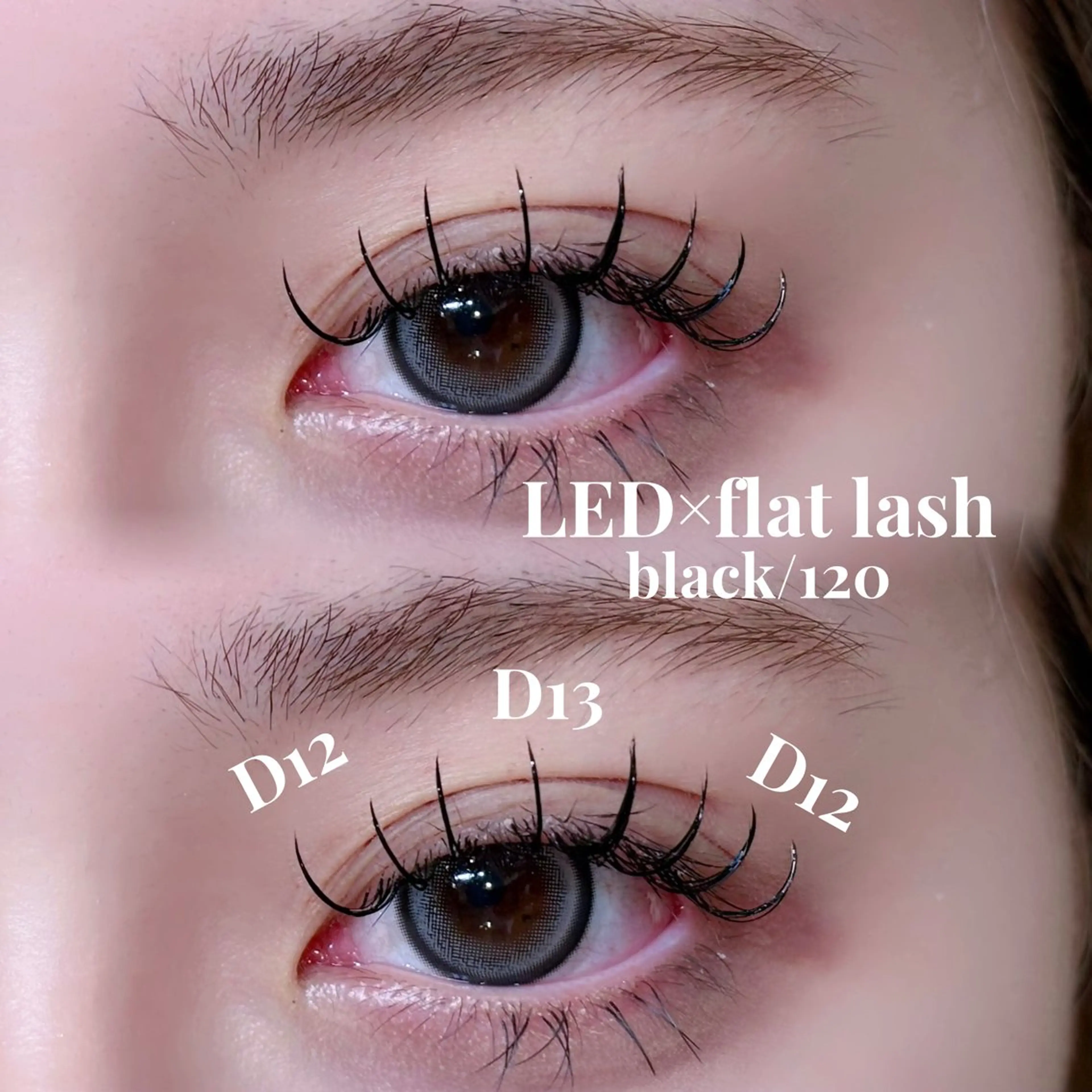 マツエク・マツパ フラットラッシュ アンドヘルシー/束感 /LED🩶MIYUのマツエク・マツパデザイン