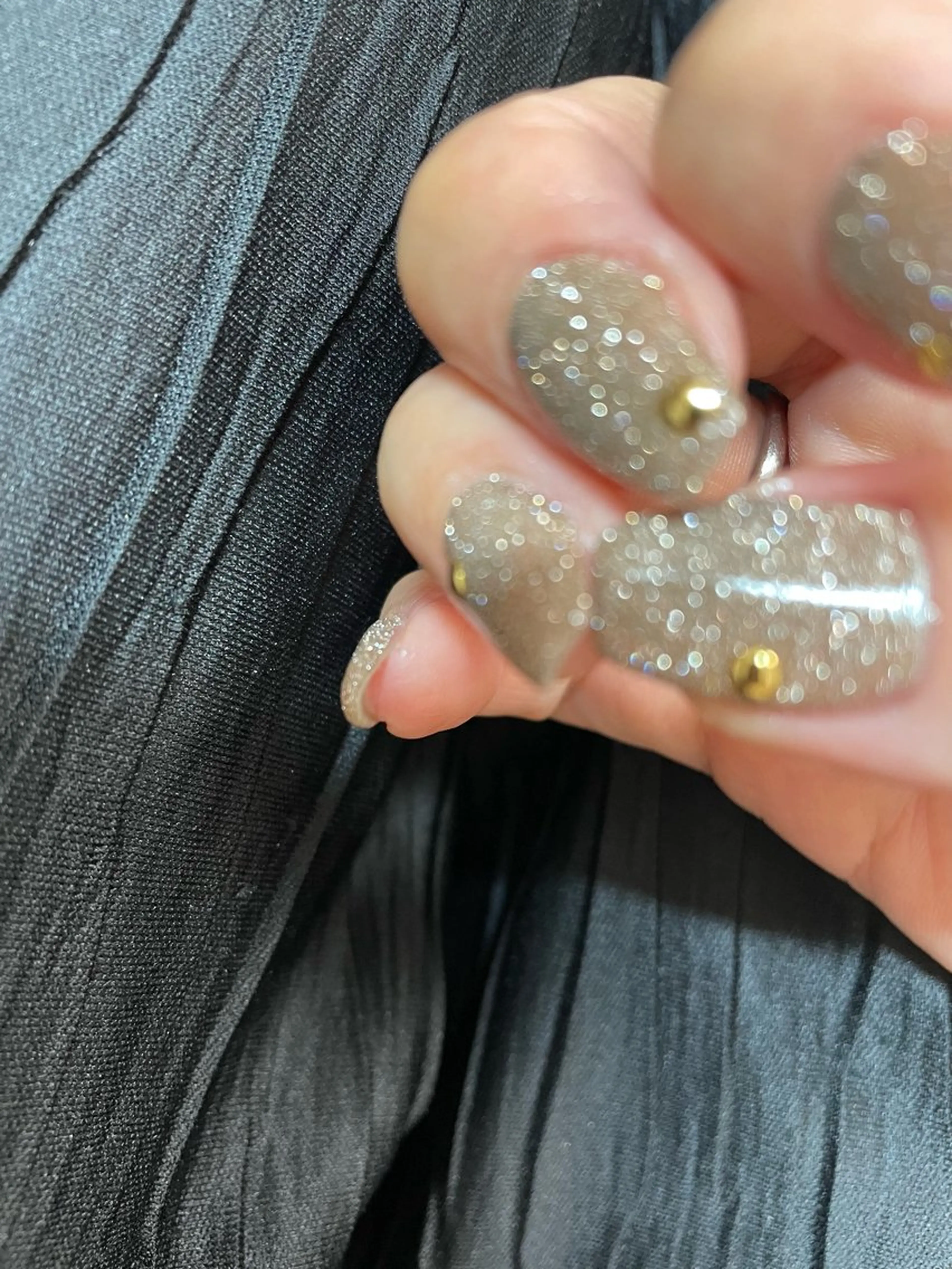 magnet nail /flash nail / オフ無/有の写真