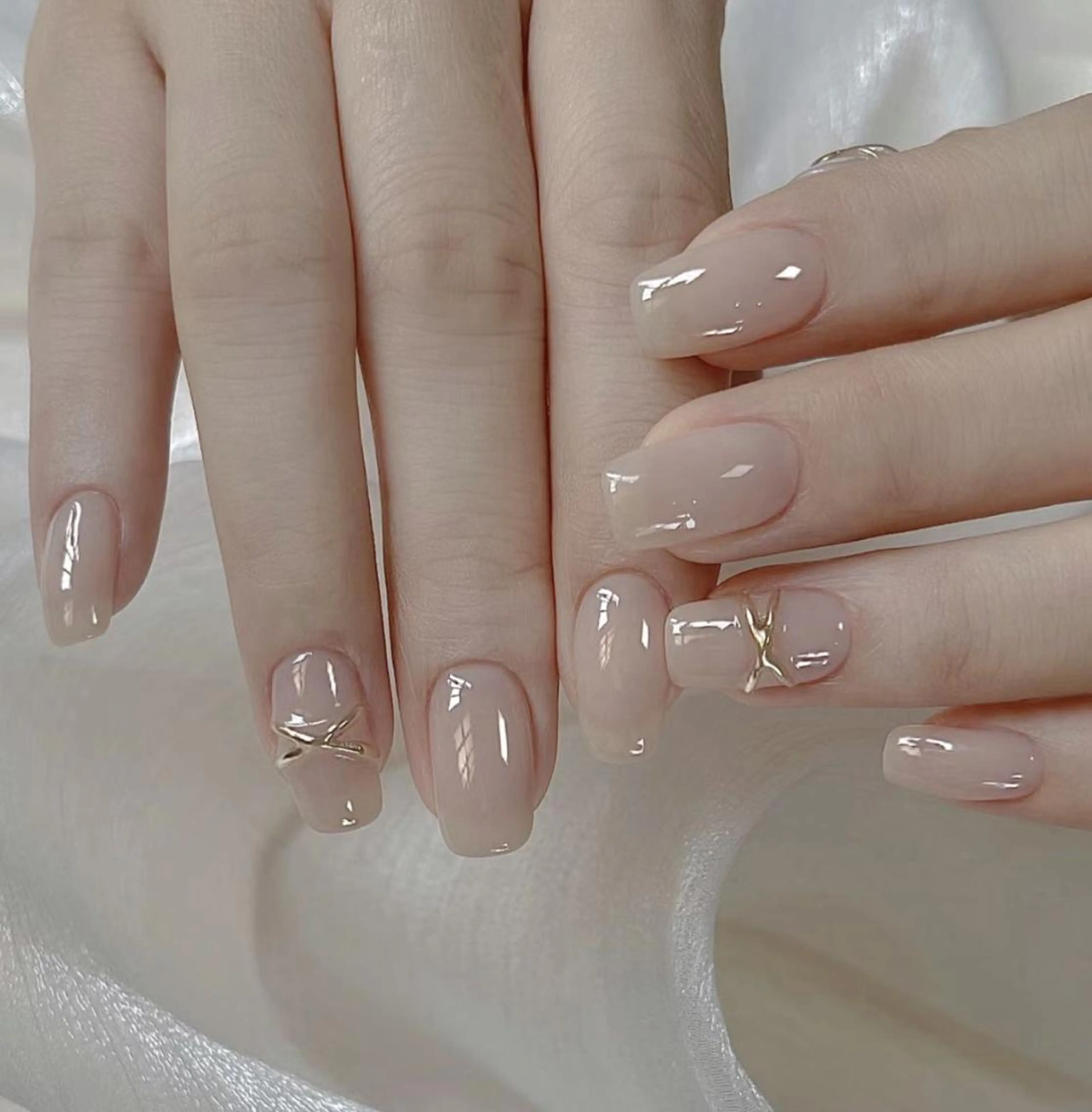 ネイル シンプルネイル Queen's ゆなのネイルデザイン