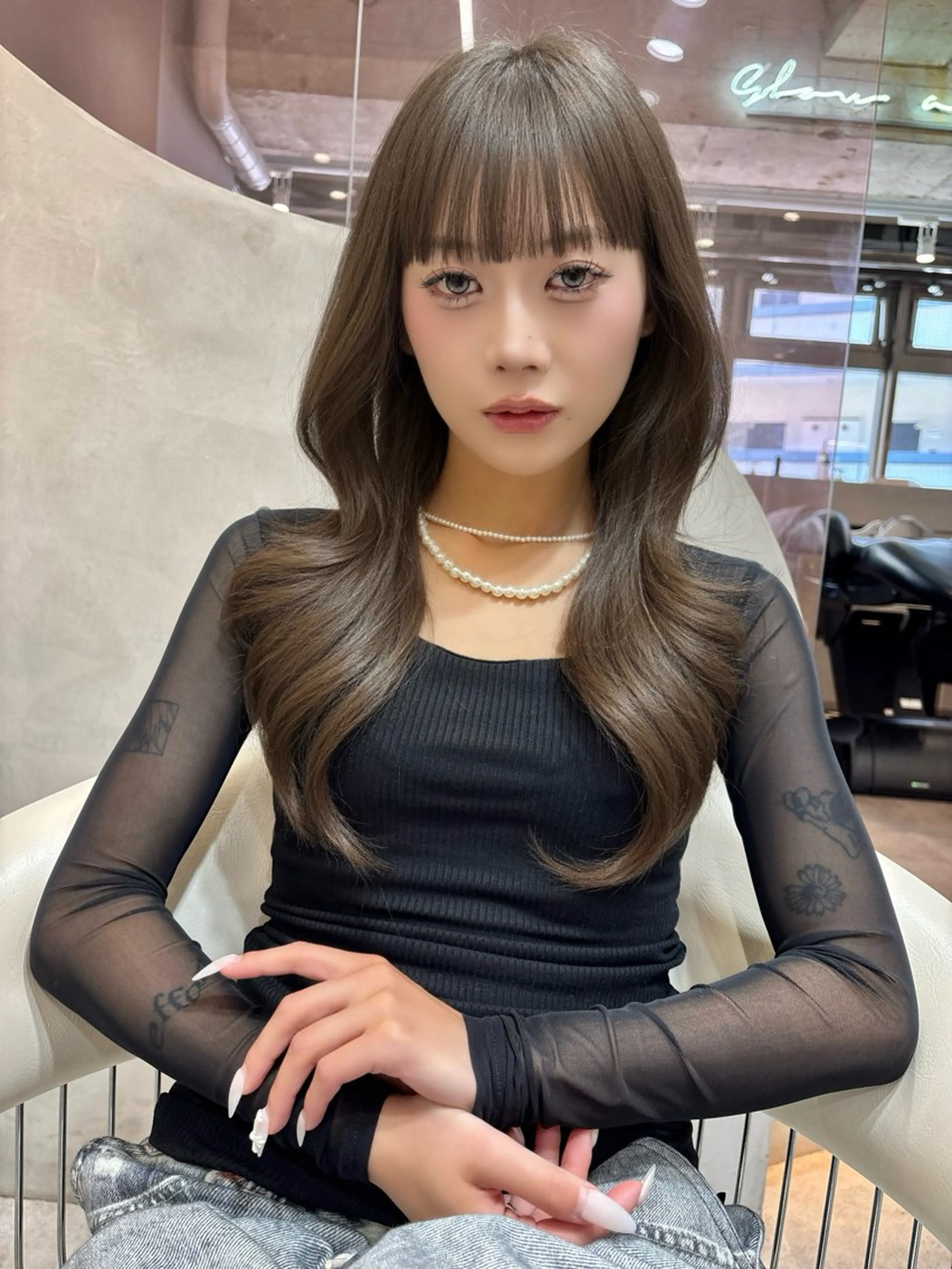 ロング カラー ヘアアレンジ カット ヘアカラー トリートメント 美髪縮毛矯正/ 髪質改善/吉田光佑のヘアスタイル
