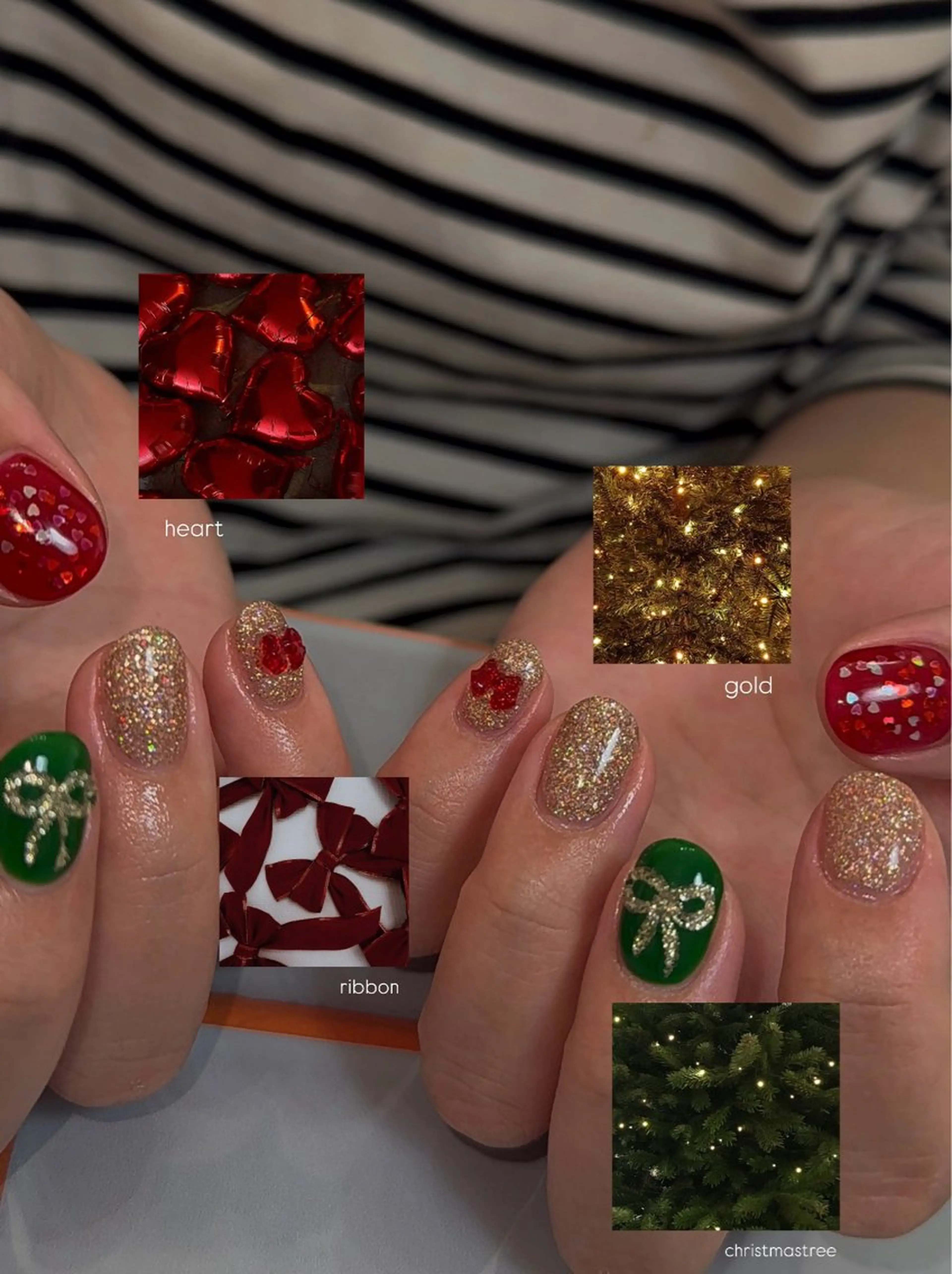 ネイル 冬ネイル クリスマス nailstudio MARUのネイルデザイン