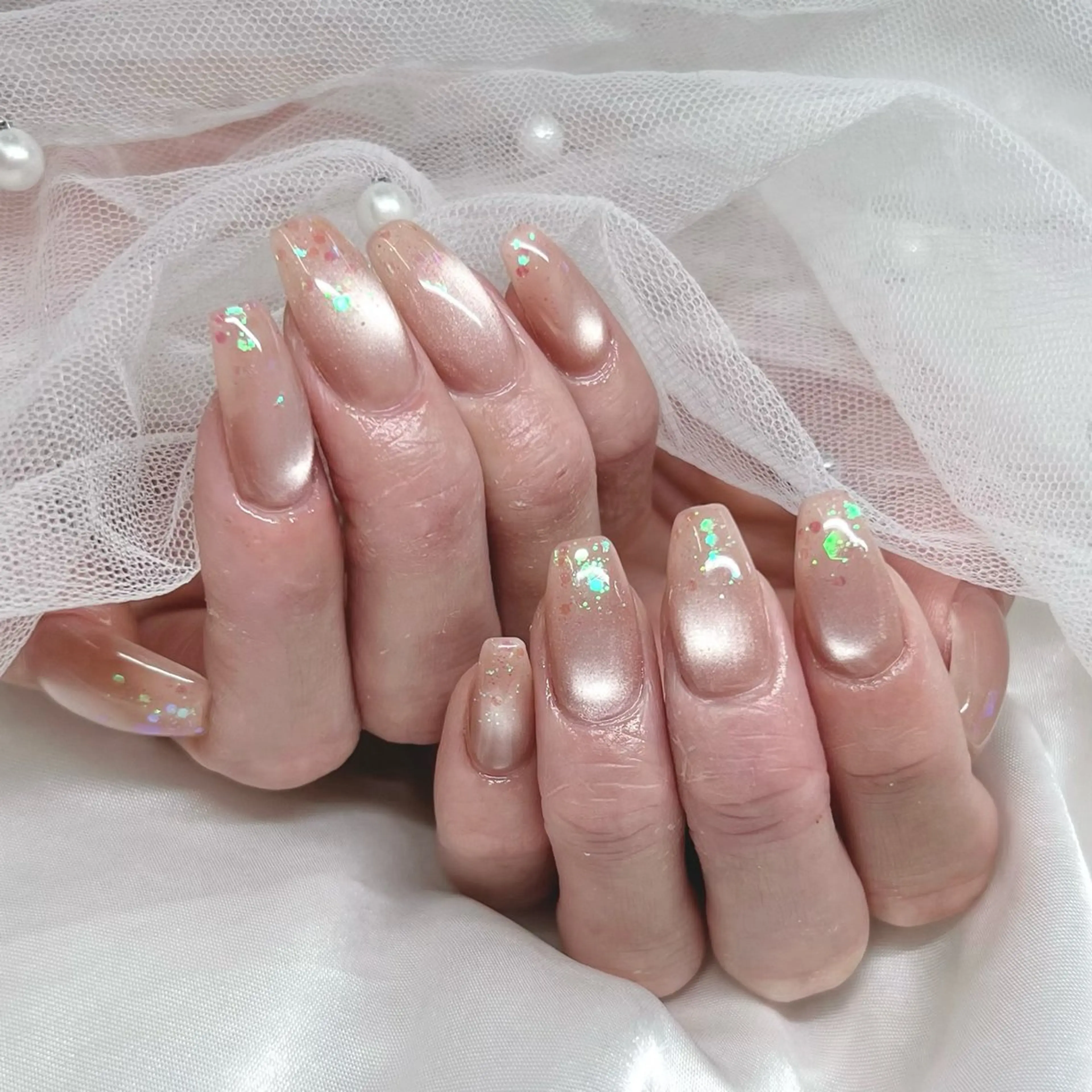 ミディアム ハンドネイル Ange Nailistのネイルデザイン