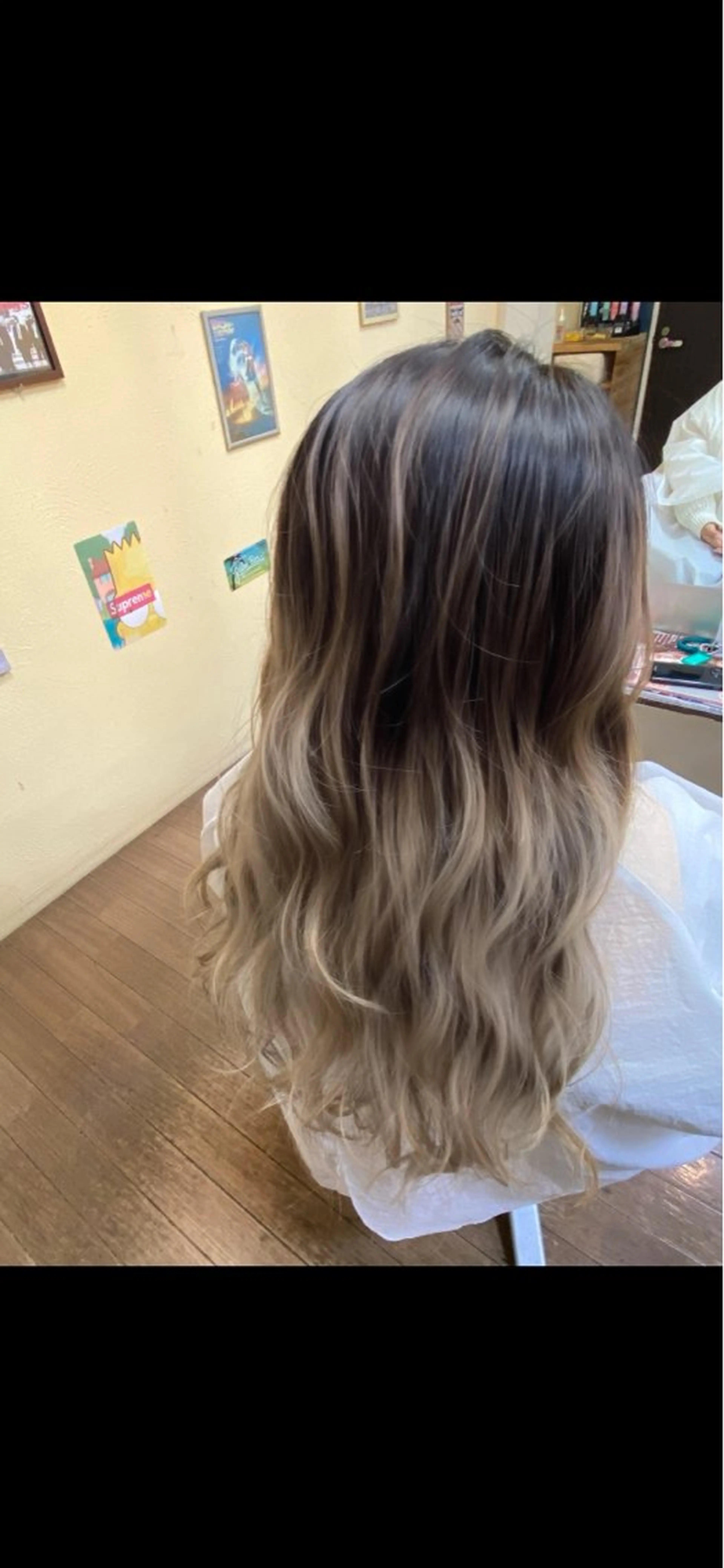 ロング カラー カット ヘアカラー トリートメント ANSA  hair かいりのヘアスタイル