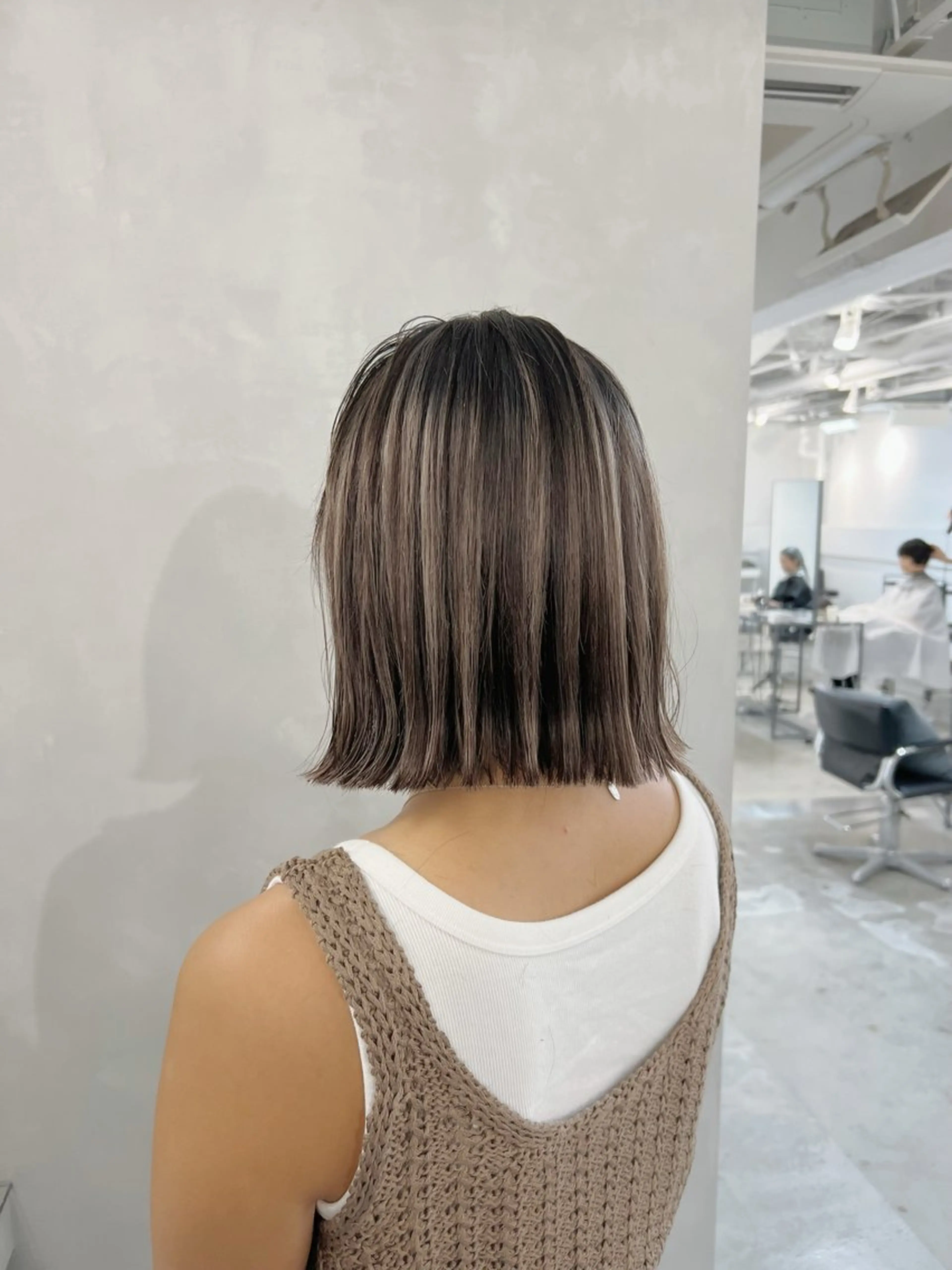 カット+カラー+ハイライト+2stepトリートメントの写真