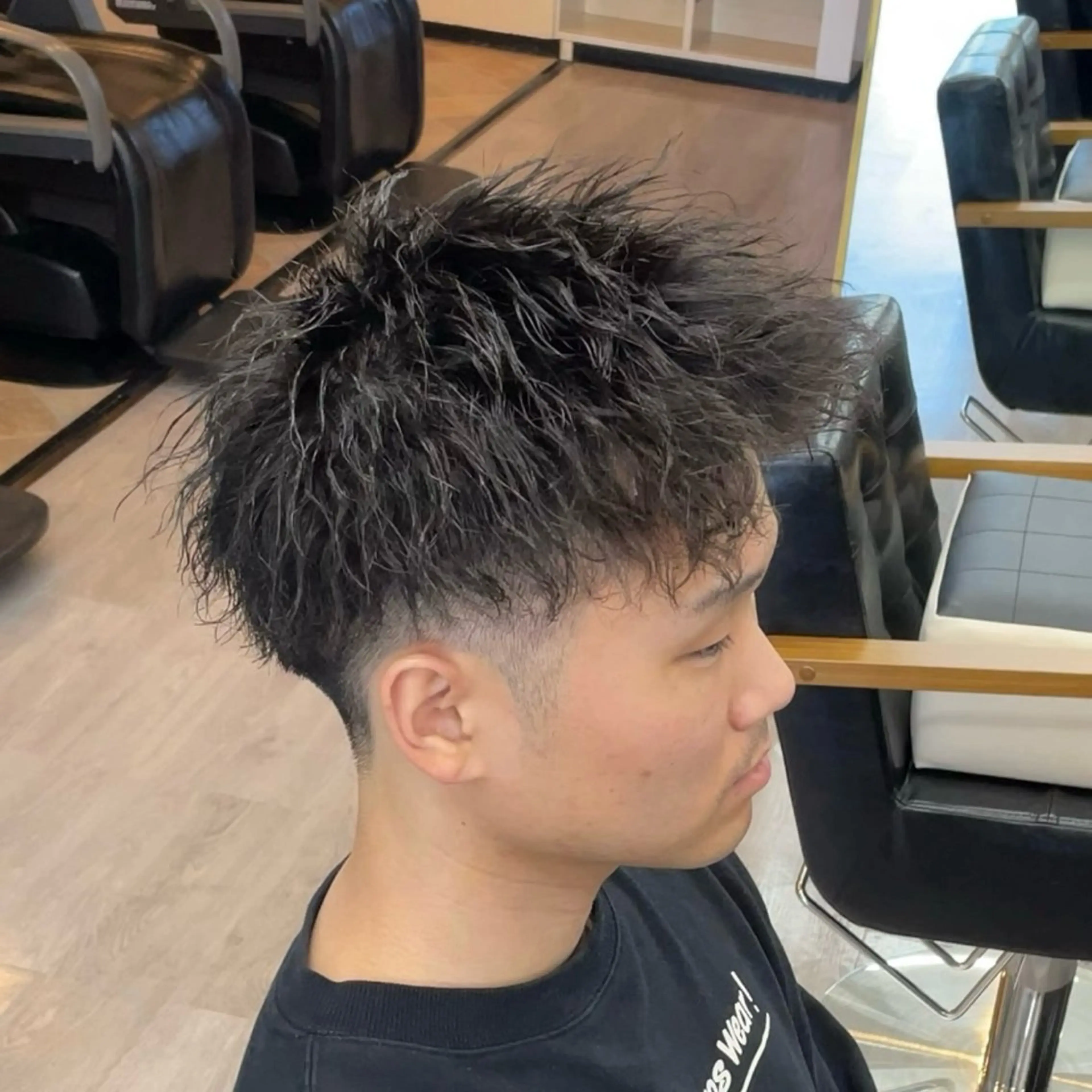 ショート パーマ メンズ カット パーマ メンズカット/パーマ 川崎　智大のヘアスタイル