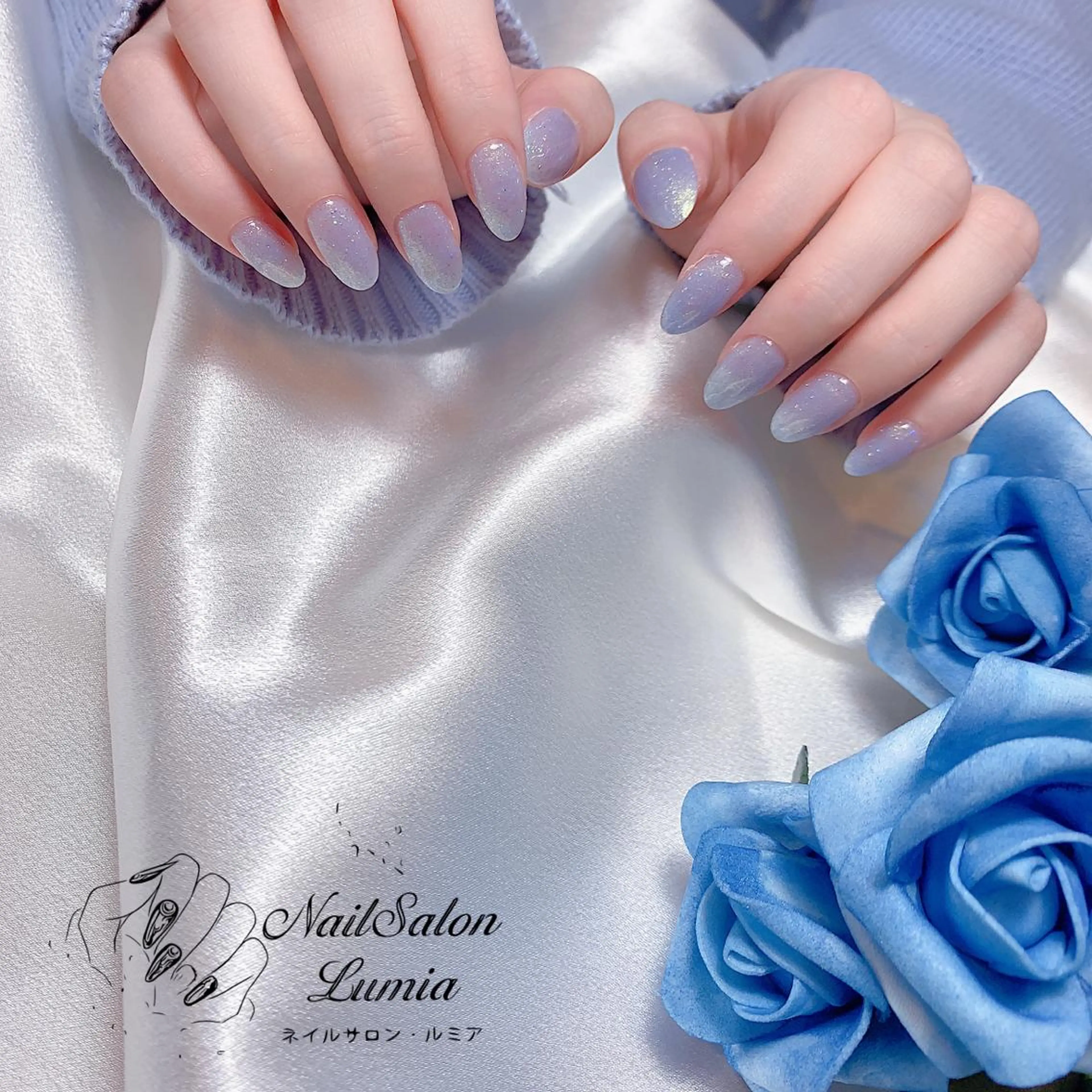 ネイル ワンカラーネイル ネイルサロン ルミア Lumia 店長のネイルデザイン