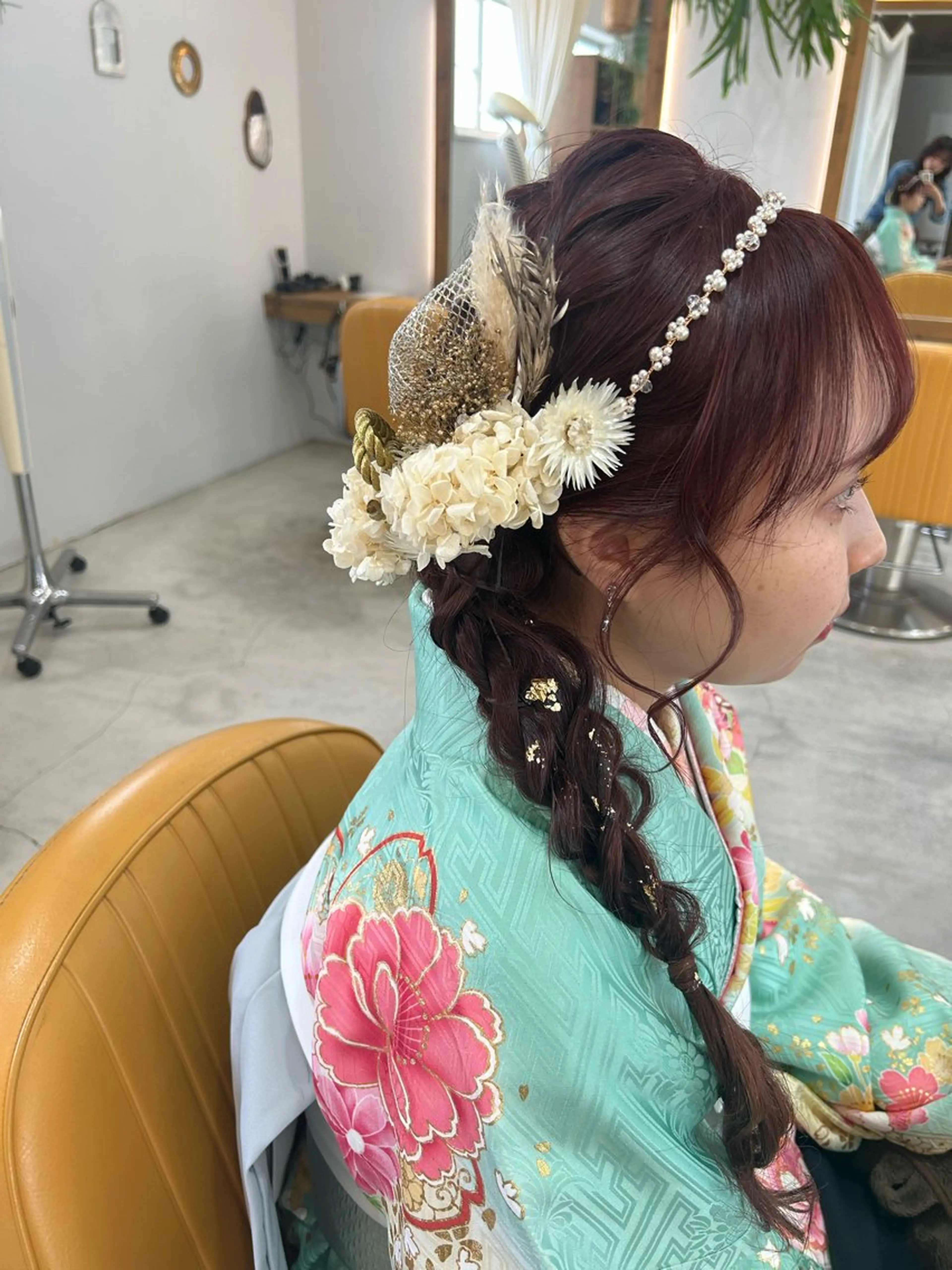 ロング 小澤 志穂のヘアスタイル