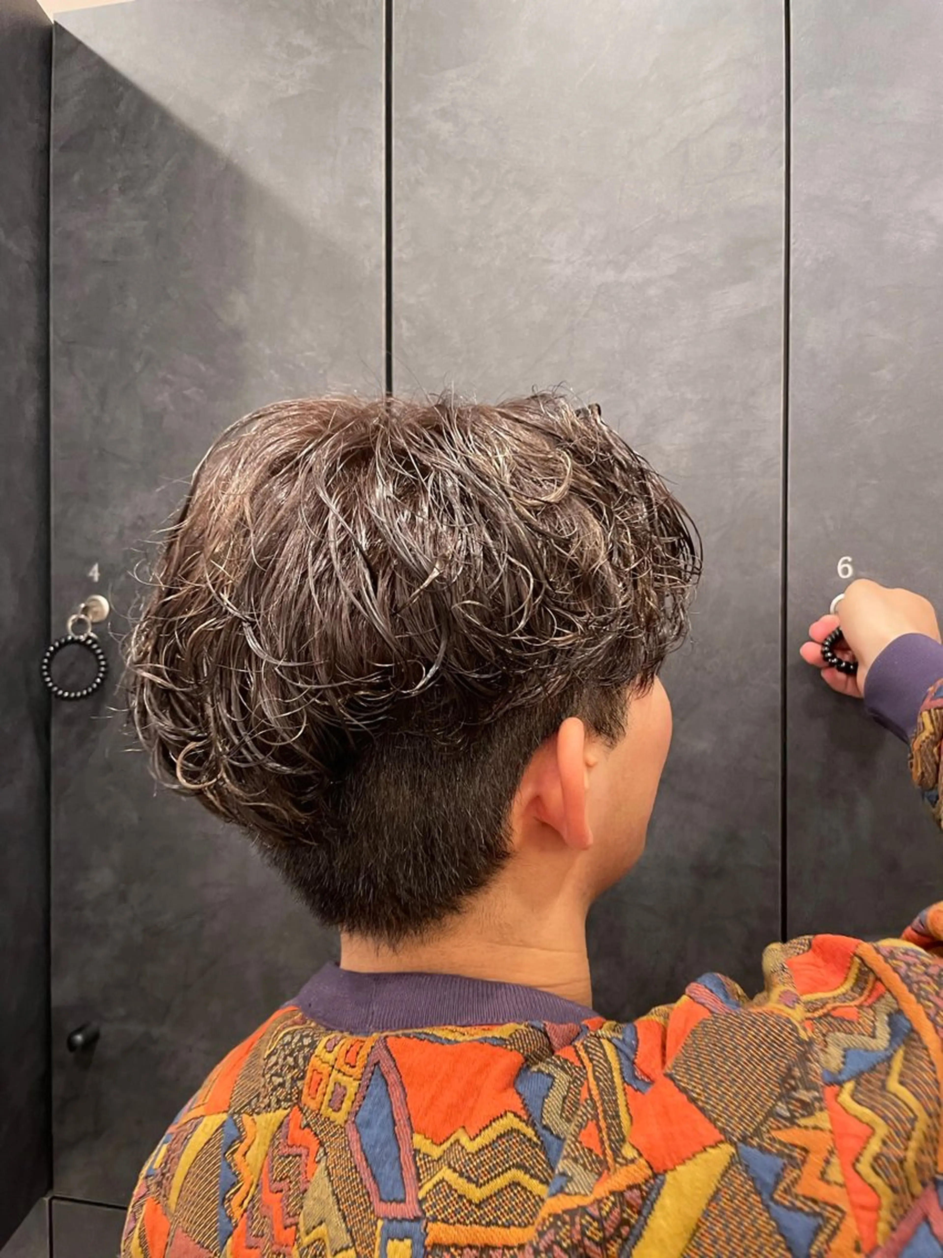 パーマ メンズ 藤原 凜香のヘアスタイル