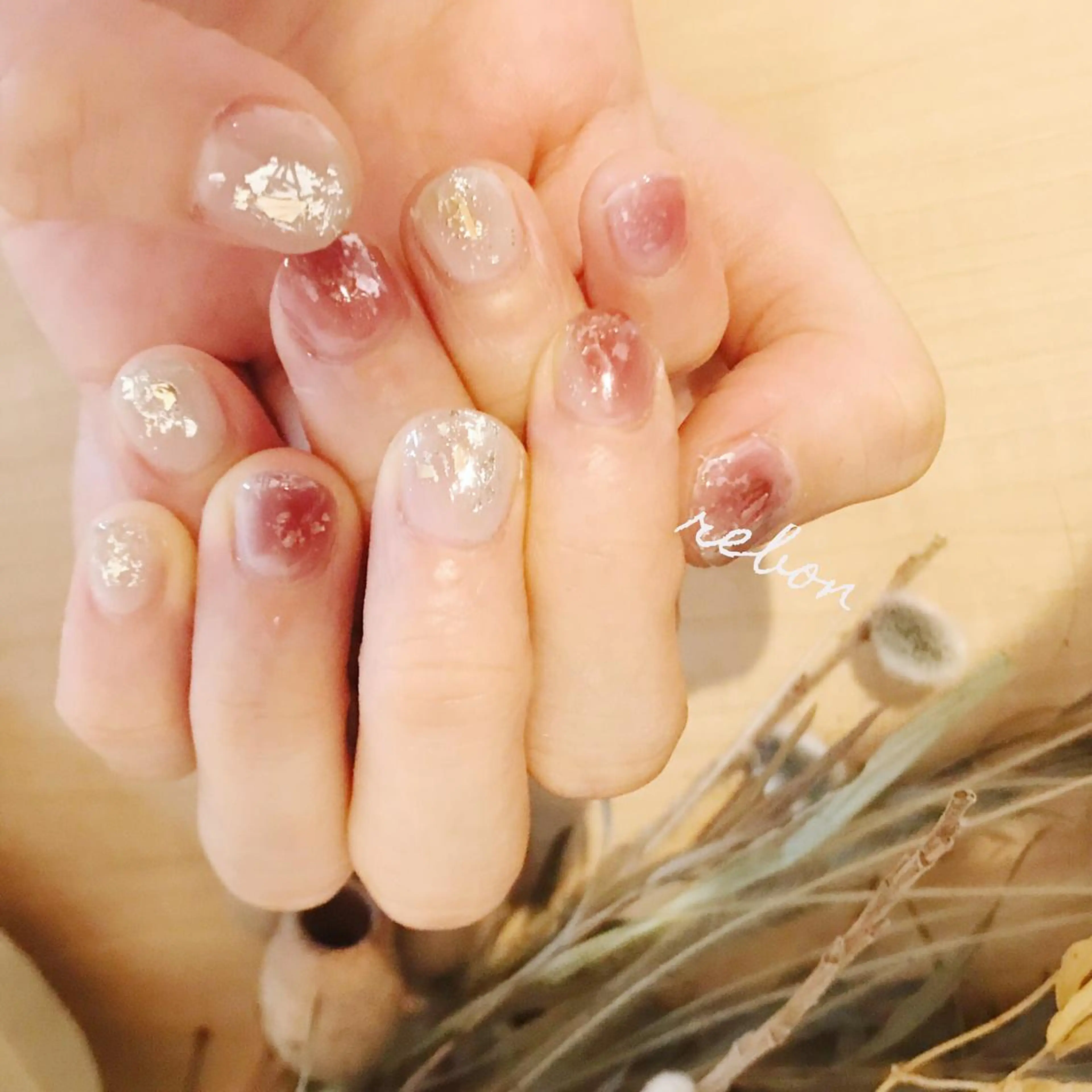 ネイル ハンドネイル フットネイル rebon＊ natsukiのネイルデザイン