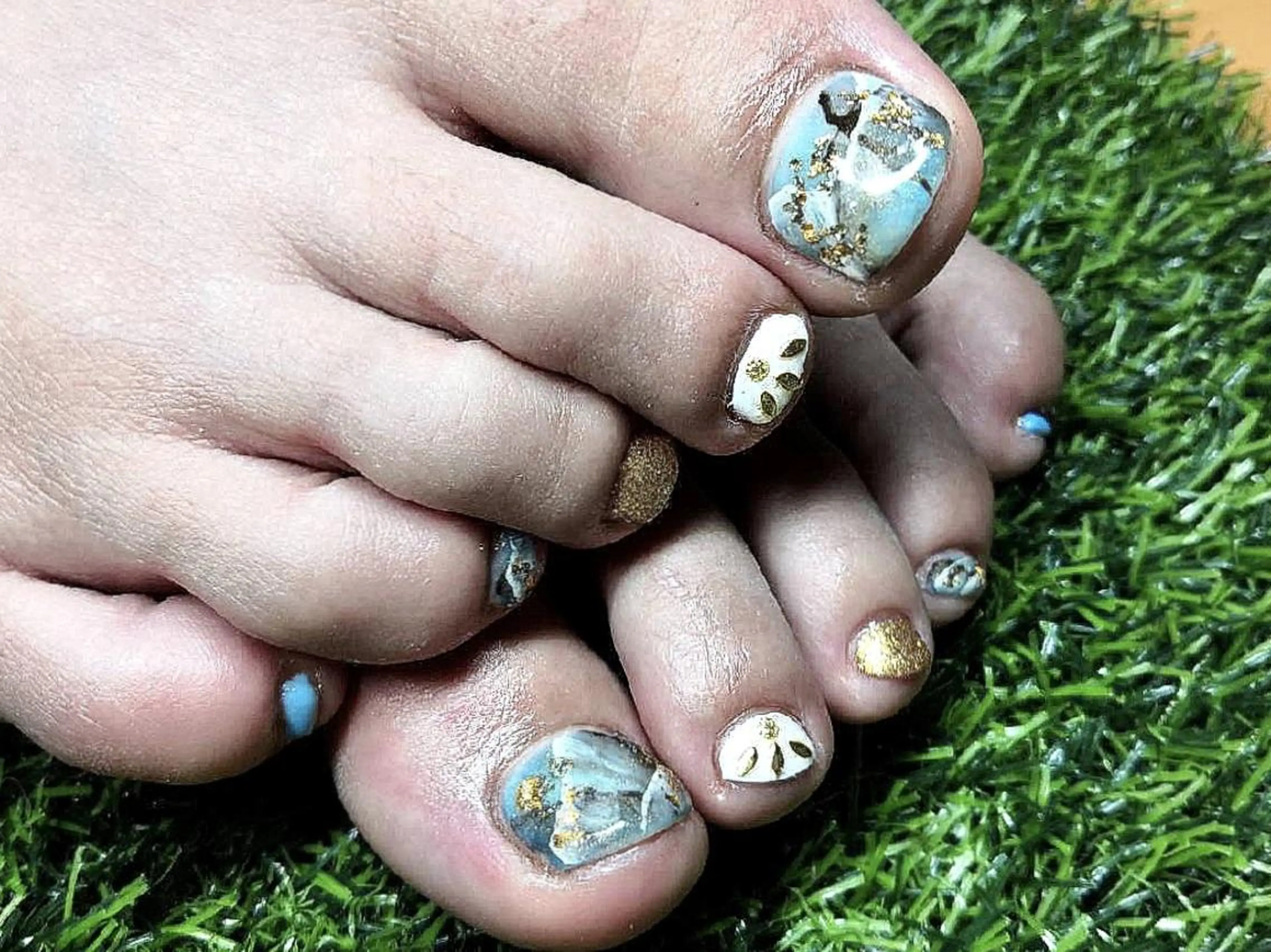 ネイル 持ち込み フットネイル Nailsalon WAO!!!のネイルデザイン