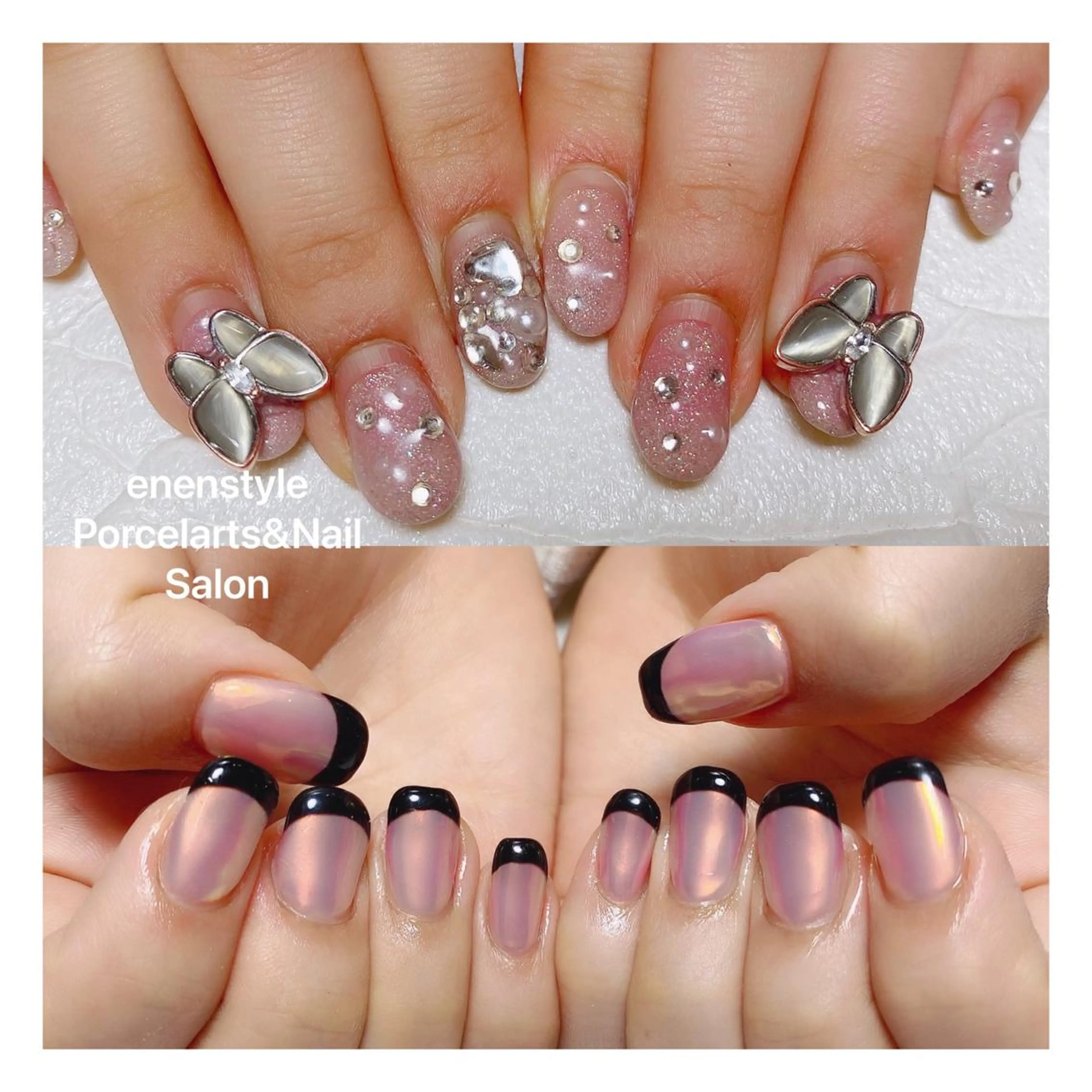ミディアム ネイル ハンドネイル 👑enen style👑のネイルデザイン