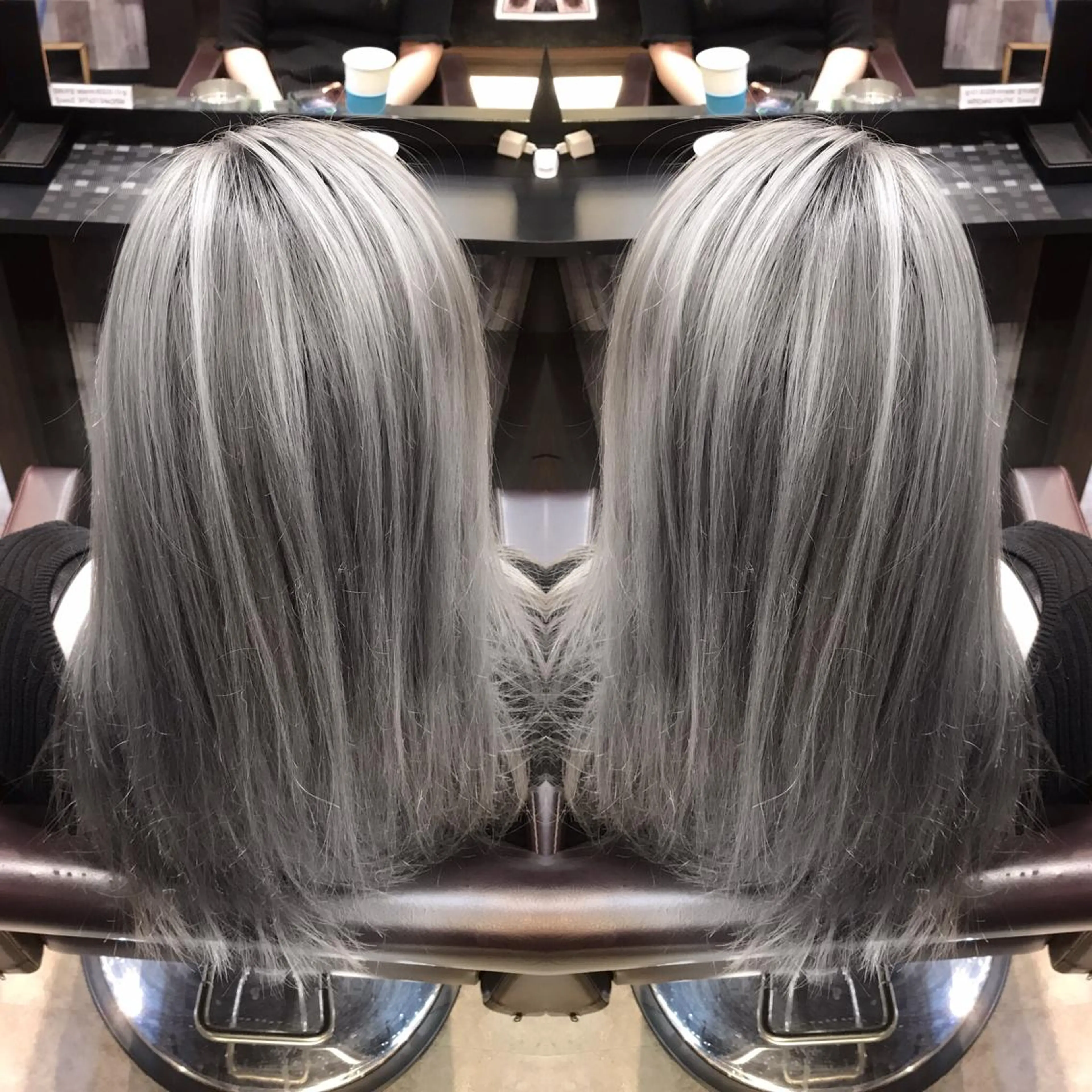 ミディアム カラー KIRA スズキ タクヤ／店長のヘアスタイル