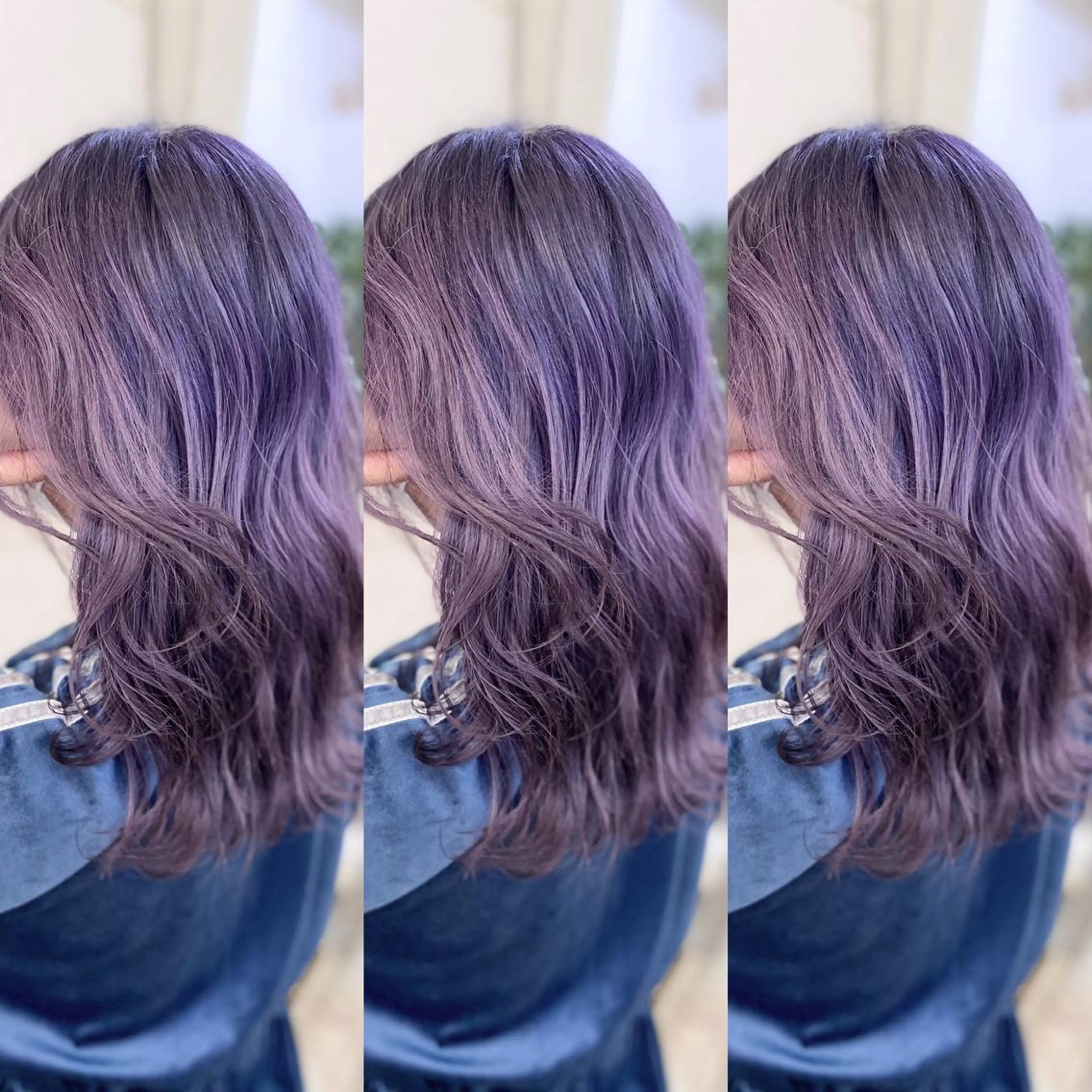 ミディアム カラー ラベンダーカラー 最高峰の技術力☆ 樋口健人のヘアスタイル