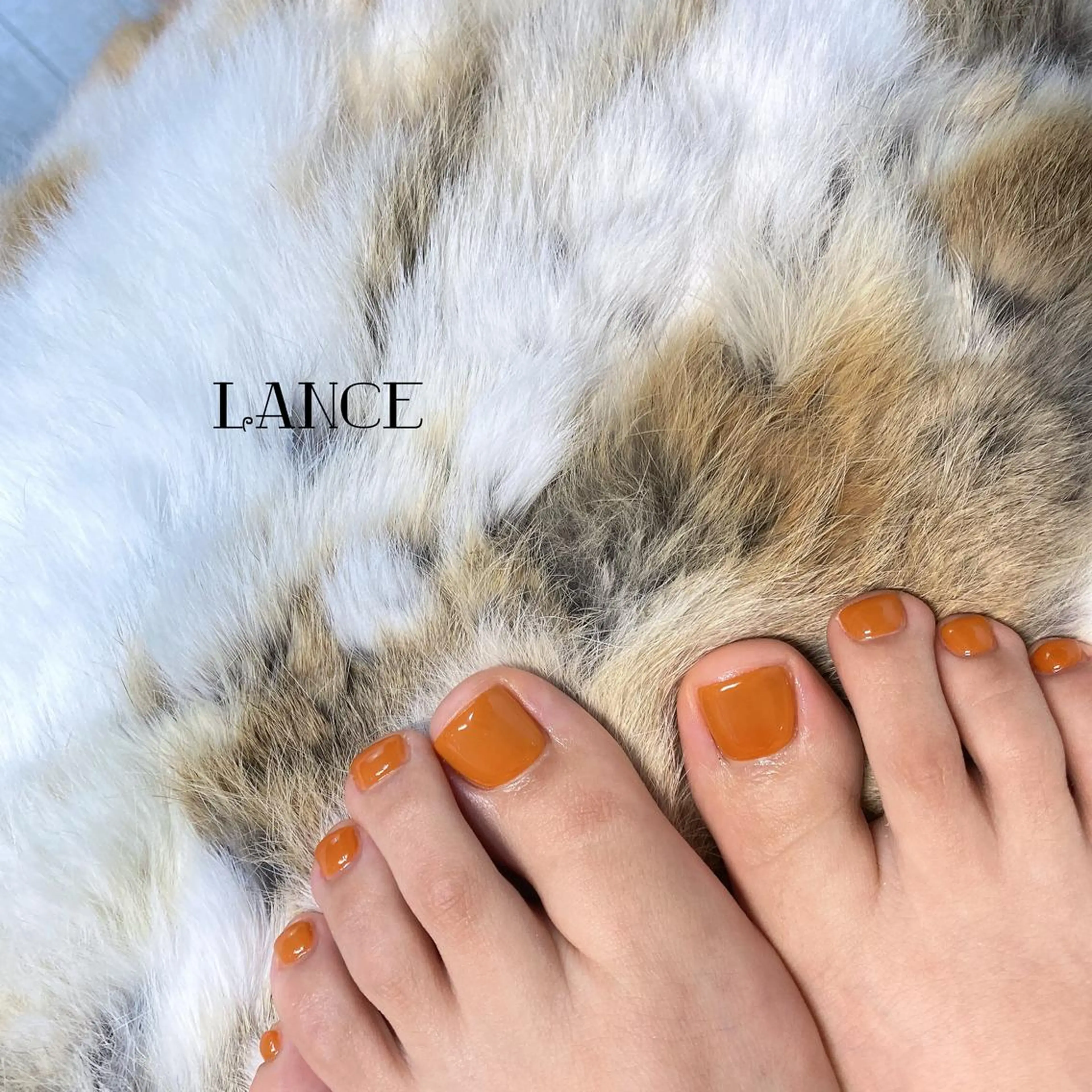 ミディアム フットネイル Lance nailのネイルデザイン