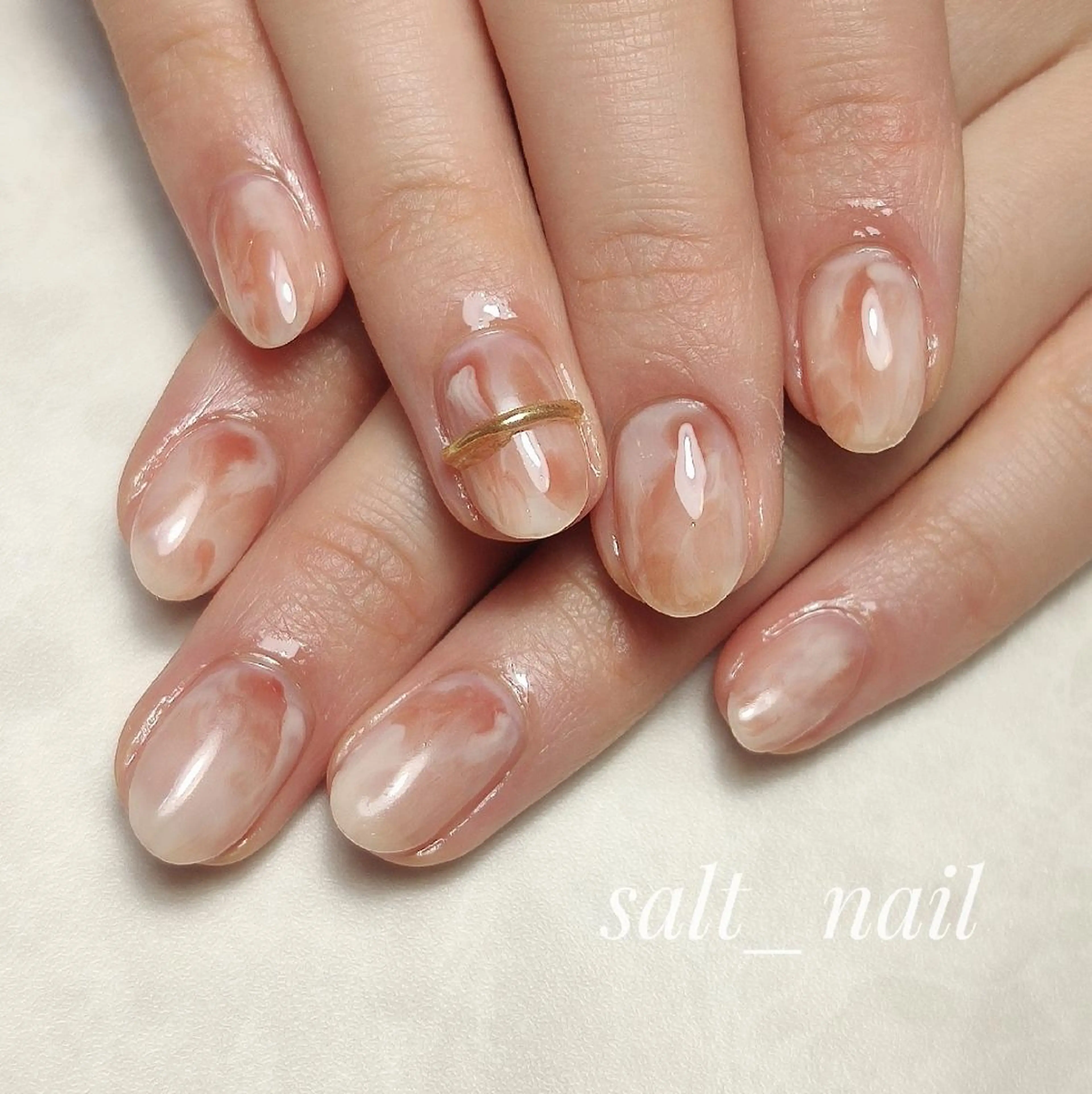 ネイル アートネイル ミラーネイル ニュアンスネイル ハンドネイル 個人サロン saltnailのネイルデザイン