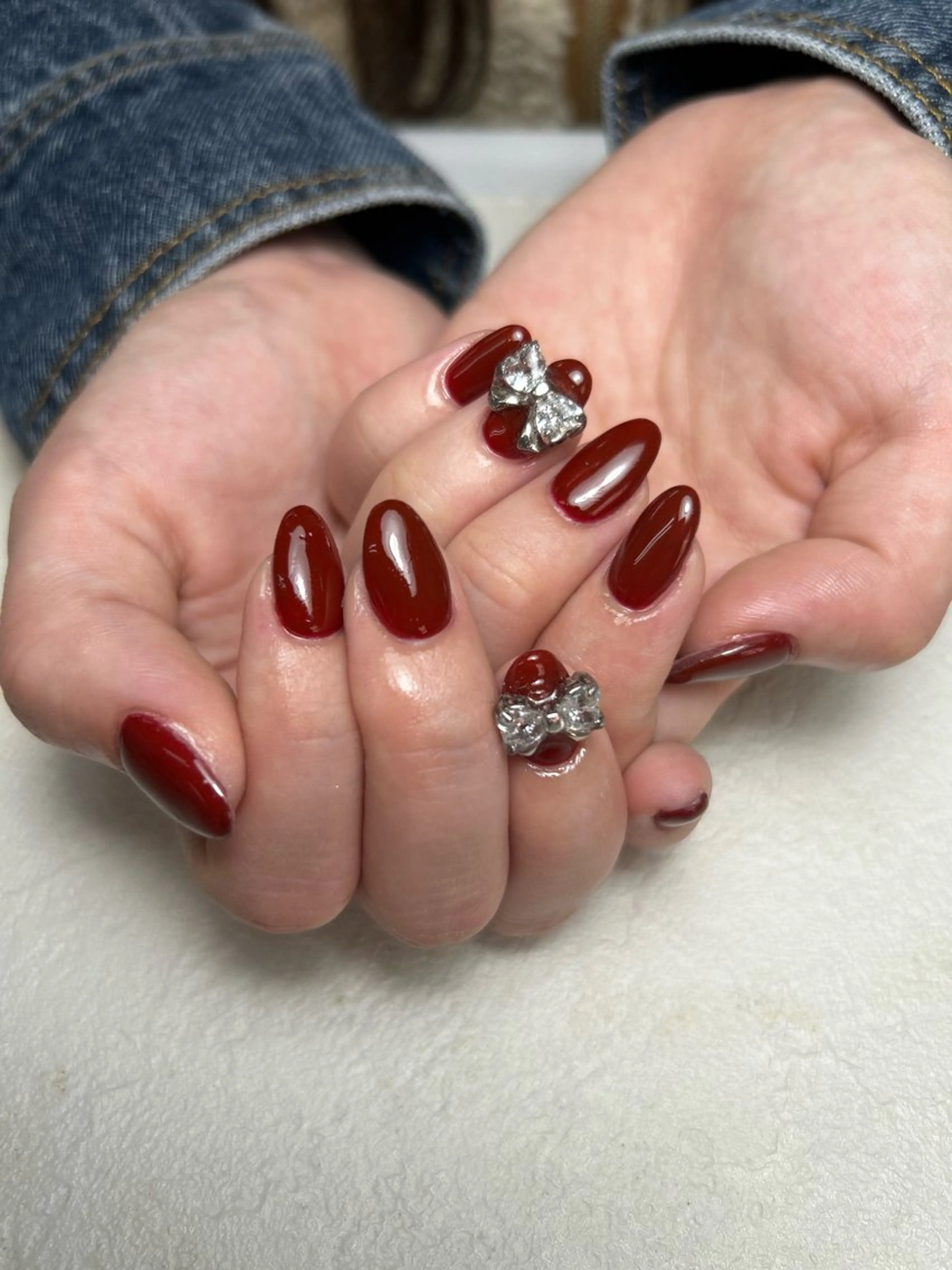 ネイル ワンカラーネイル 東十条muumii ネイルまつ毛のネイルデザイン