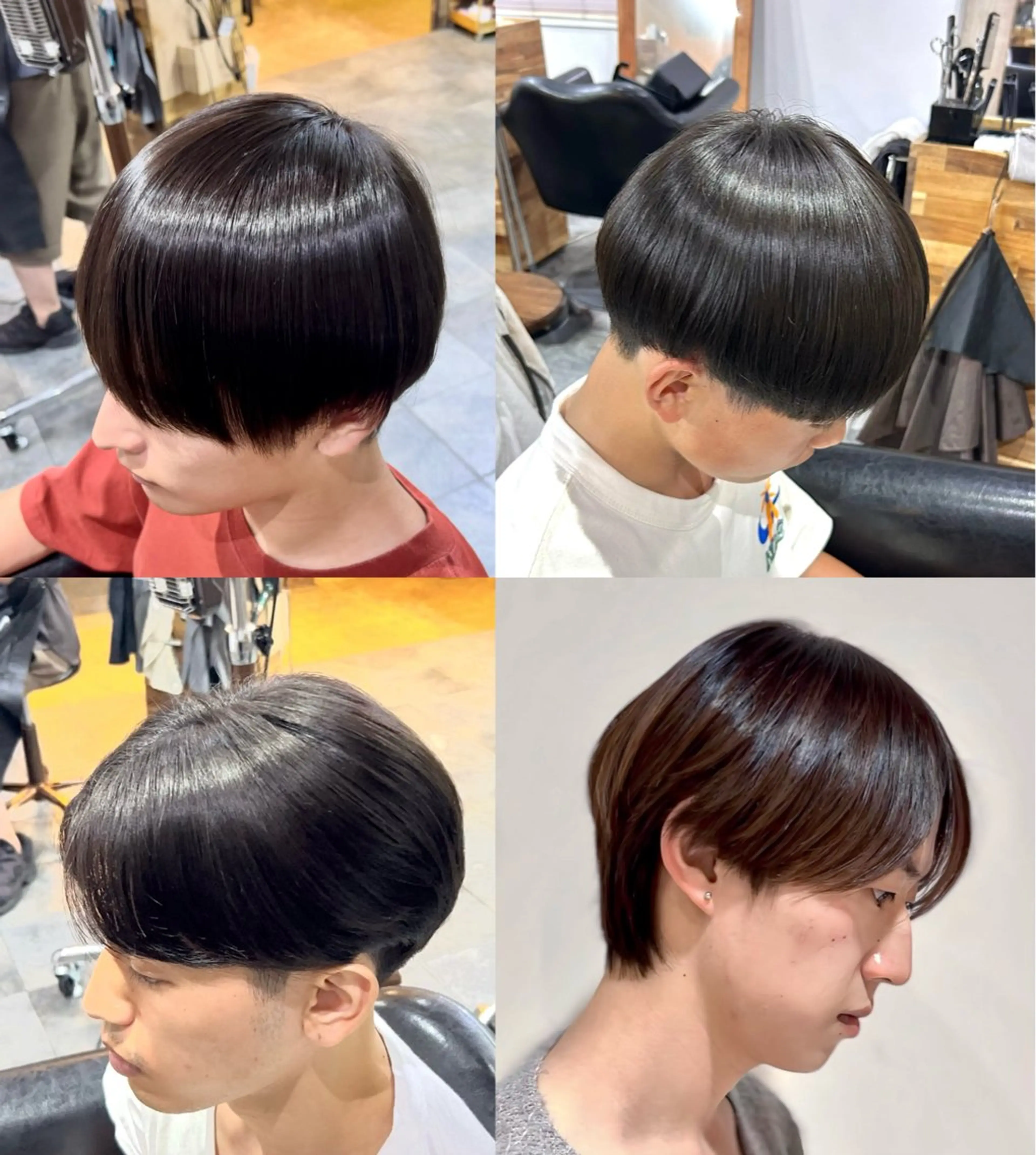 ミディアム パーマ メンズ ミディアムパーマ メンズパーマ 伸ばしかけ 髪質改善 縮毛矯正 👑松山ストレート/ メンズヘア/龍仁👑のヘアスタイル