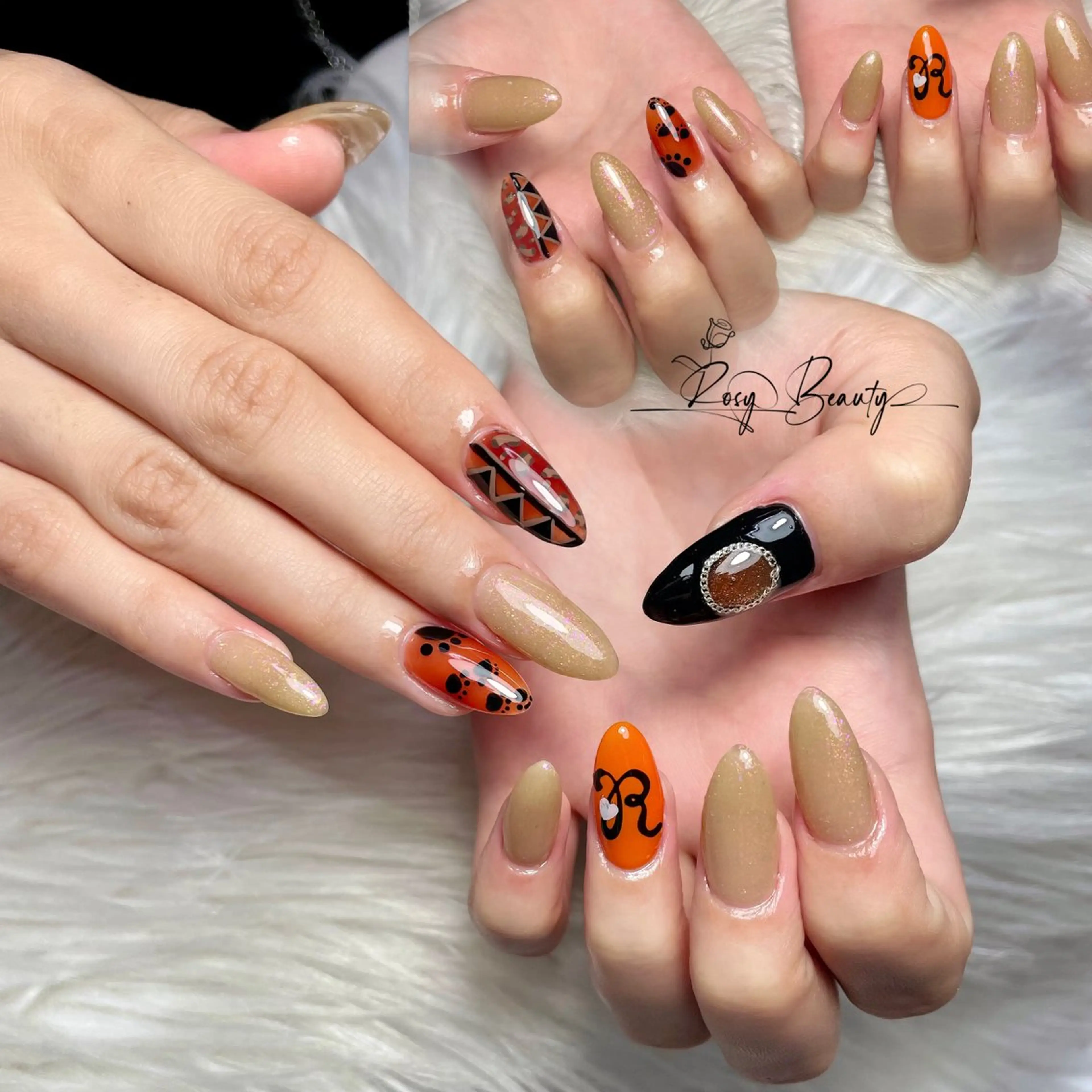 ネイル アートネイル 持ち込み ハンドネイル RosyBeauty Salon所属・RosyBeauty Salonのネイルデザイン