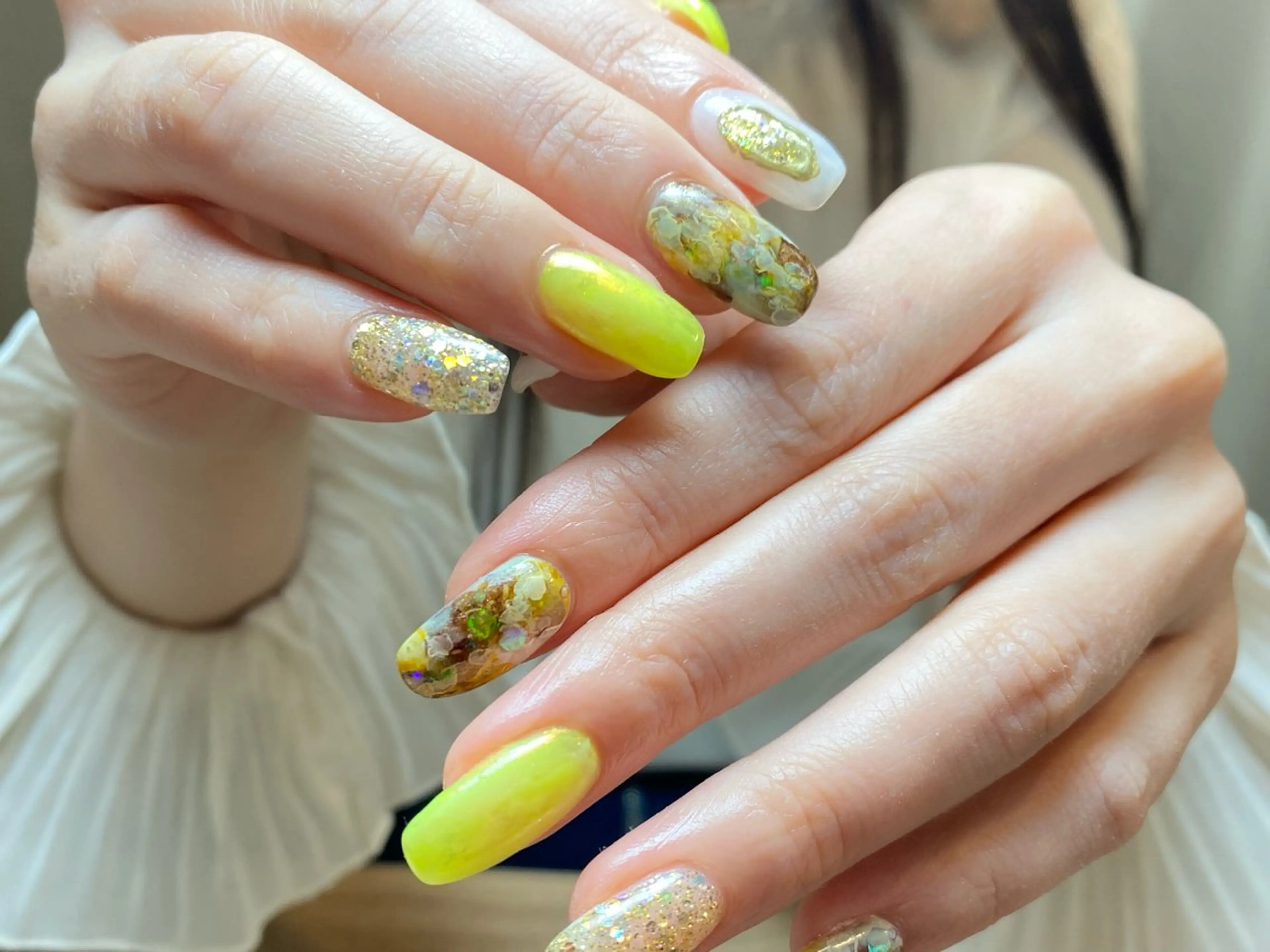 ネイル 持ち込み ハンドネイル UP yuriのネイルデザイン