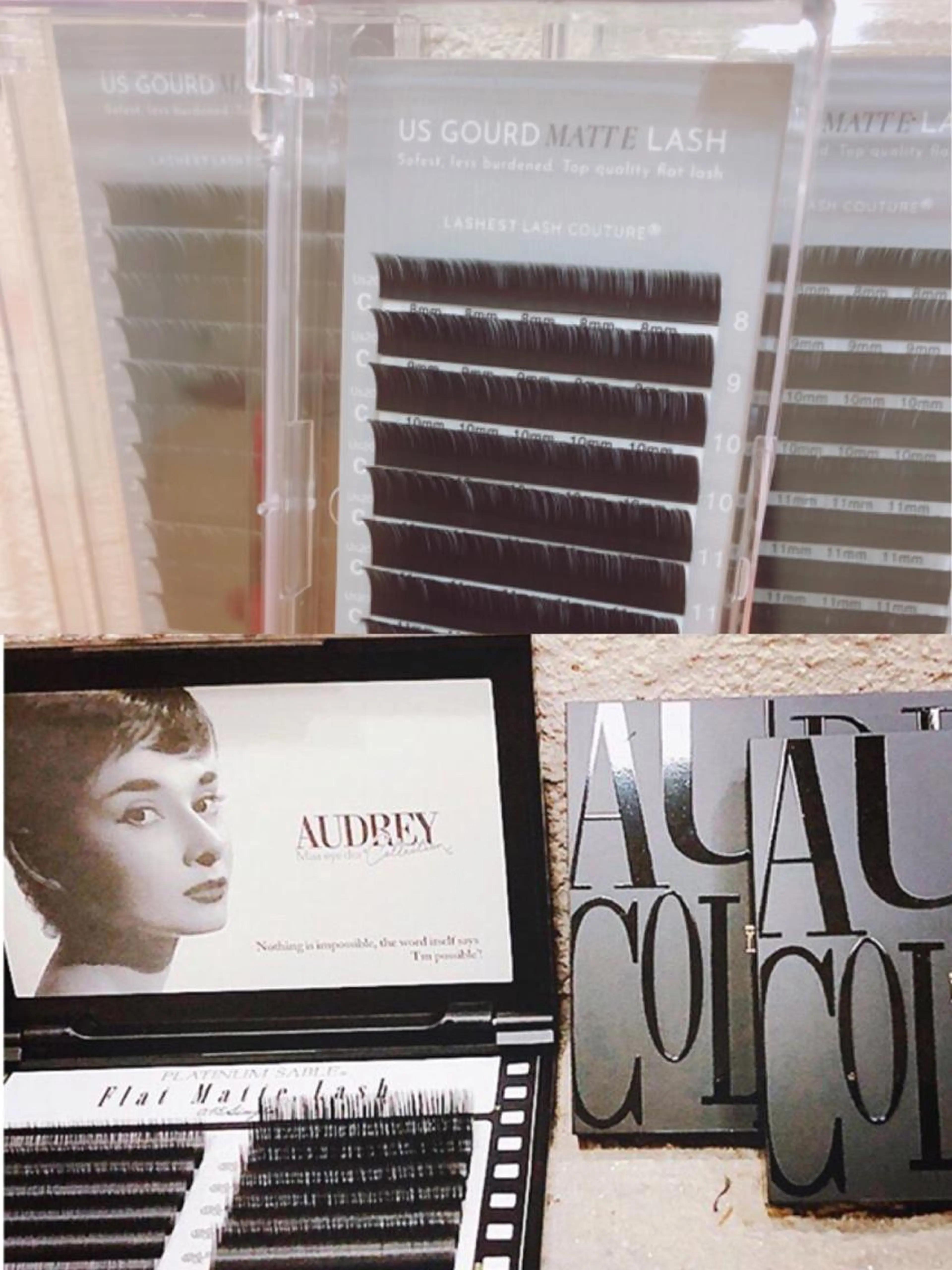 【3回目以降＋¥500となります】【オードリーフラットマットラッシュor USグードラッシュ】80本(毛質お選び下さい)の写真