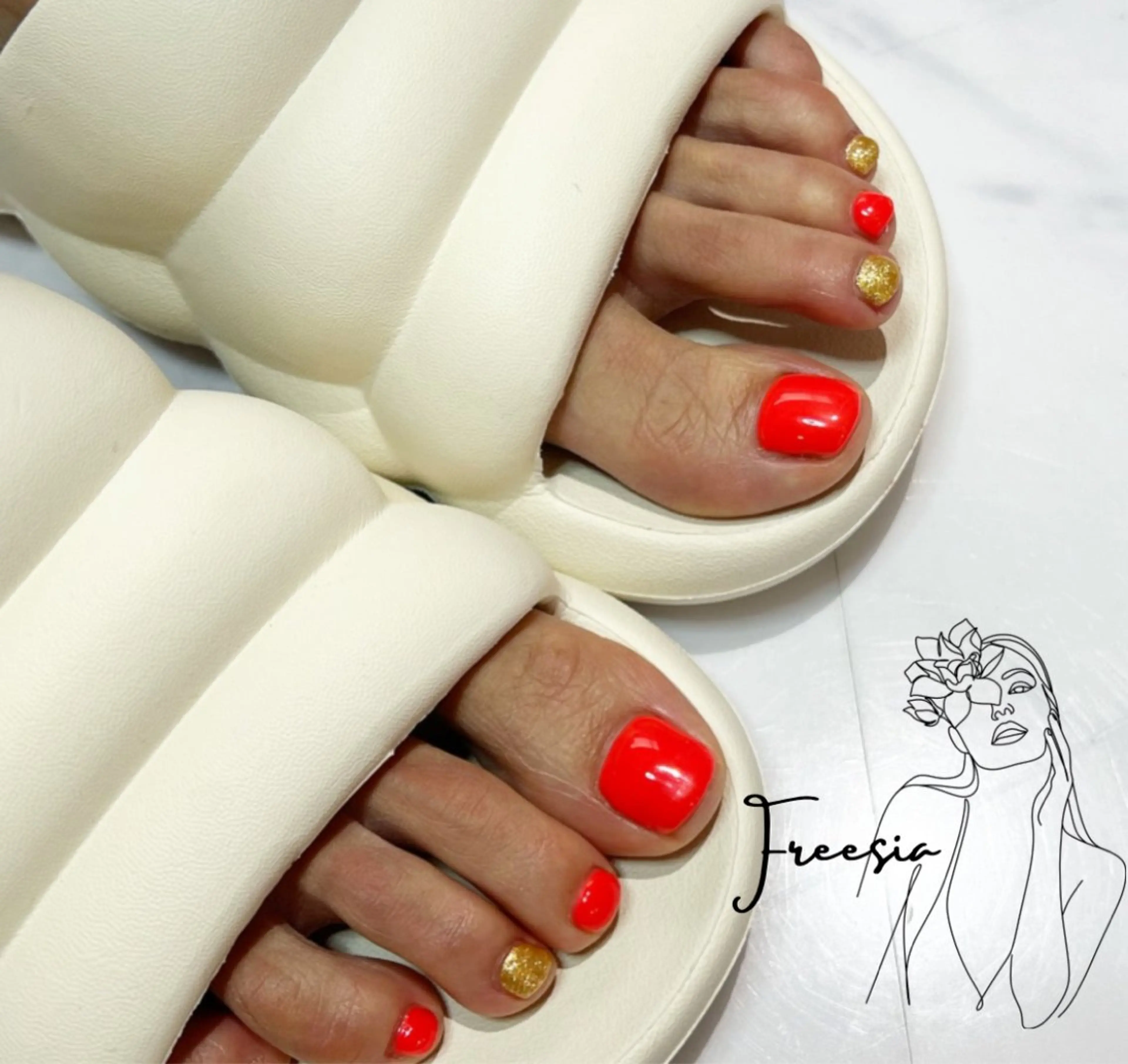 ネイル フットネイル ワンカラーネイル hills nail /Asukaのネイルデザイン