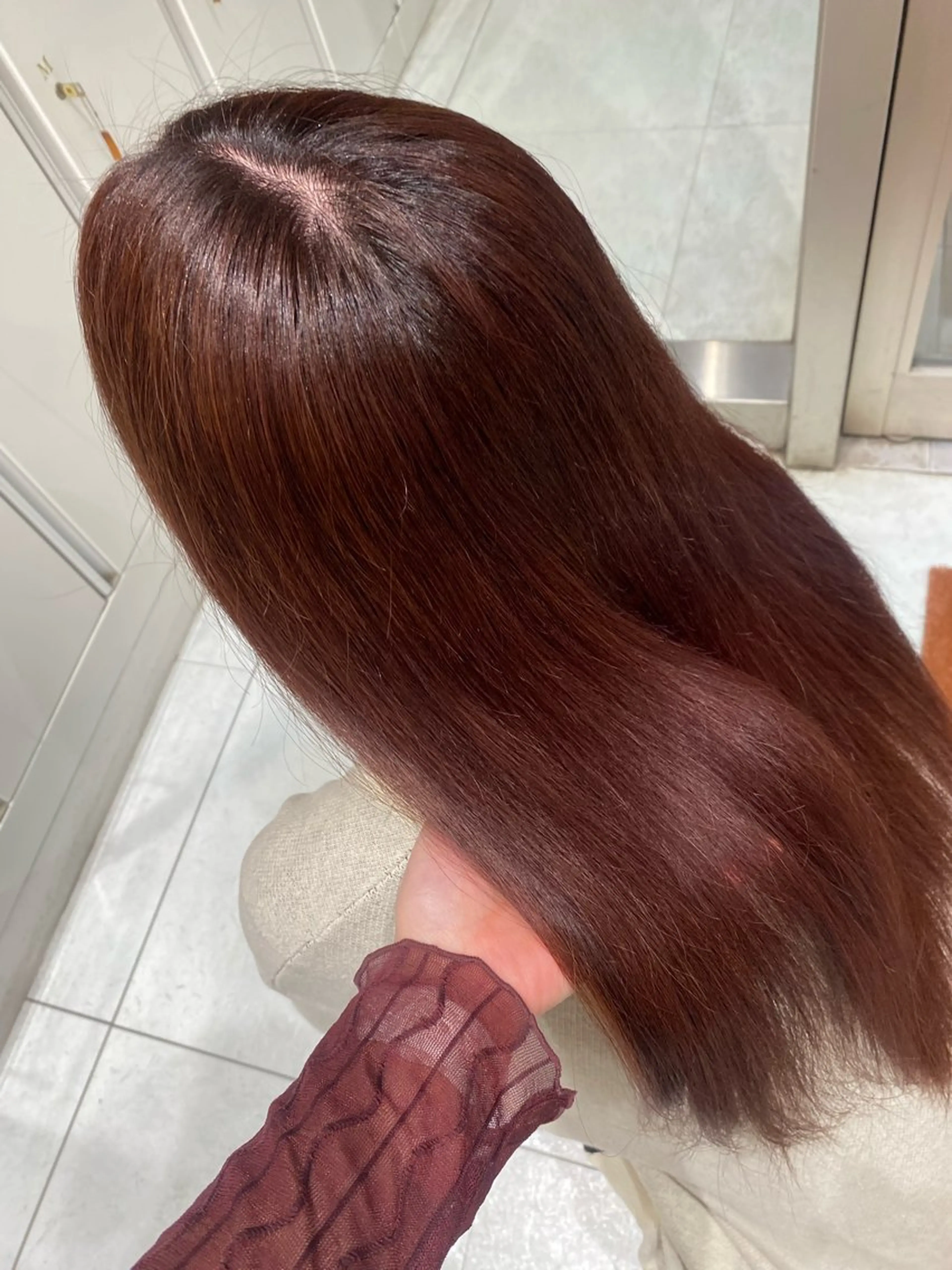 ロング 小畑 結衣のヘアスタイル