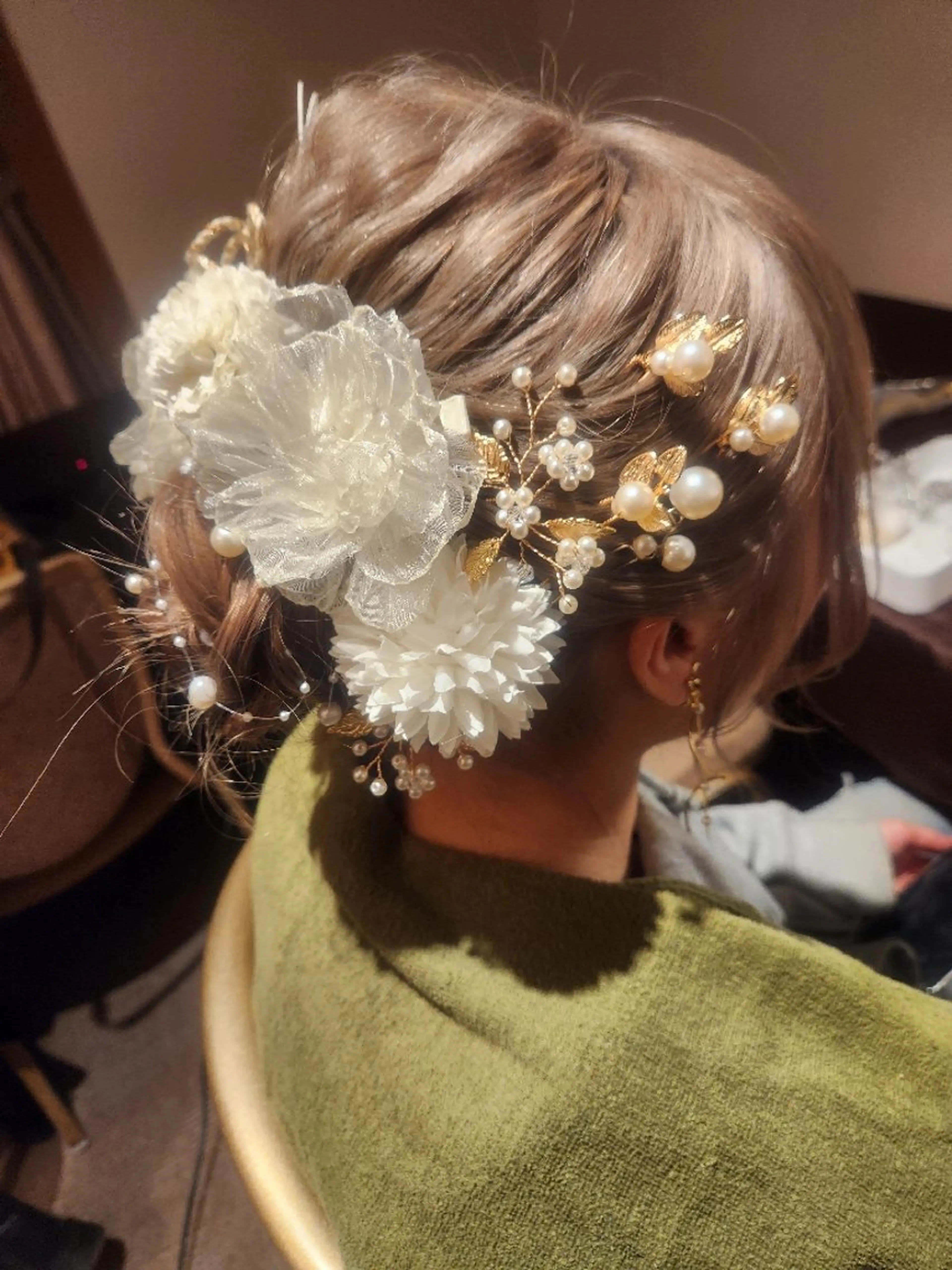 ミディアム ヘアアレンジ 成人式 サロンソレイユ(マツ エク/ヘアセット)の眉毛・アイブロウイメージ