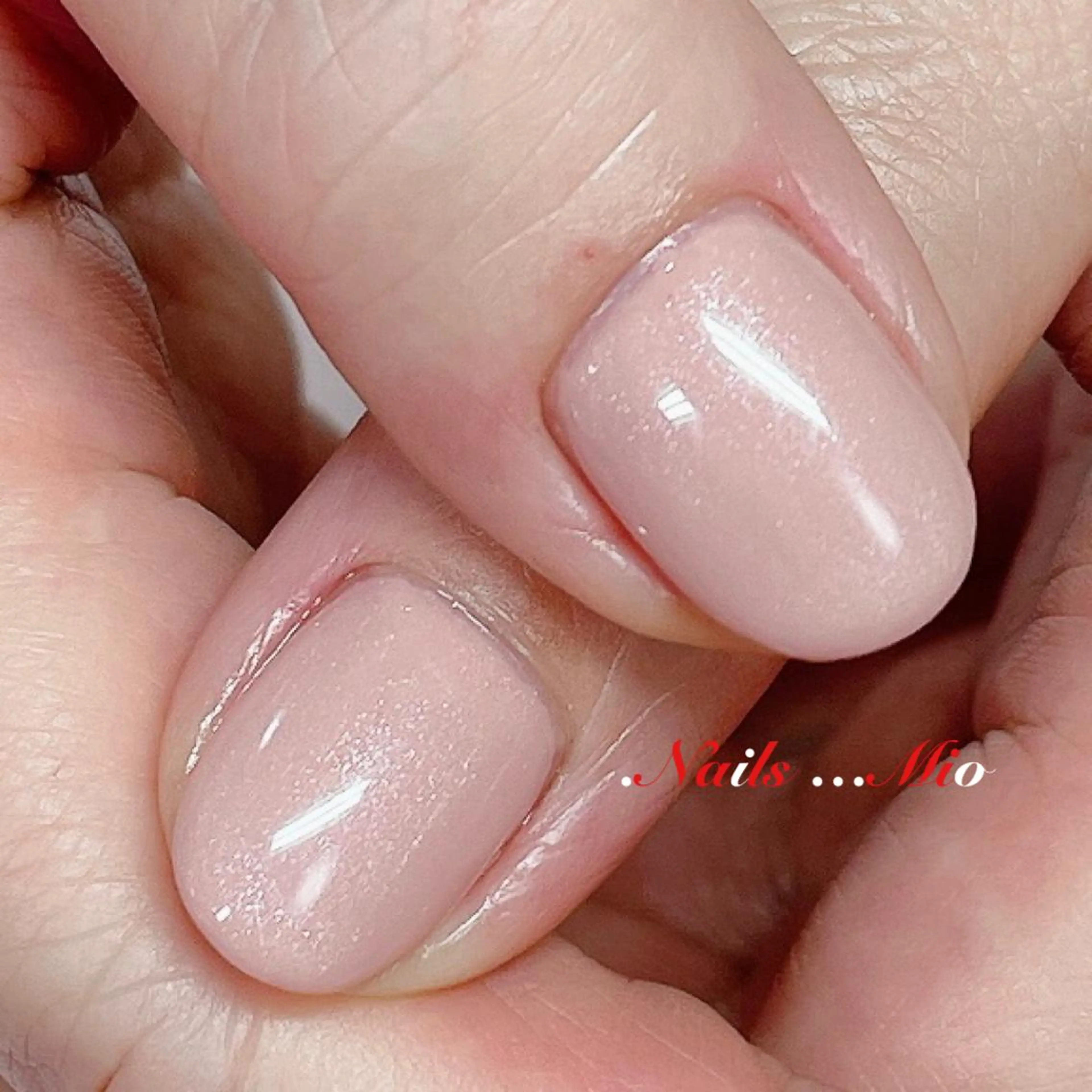 ネイル ジェルネイル ワンカラーネイル .Nails Mio 赤羽西ネイルサロンのネイルデザイン