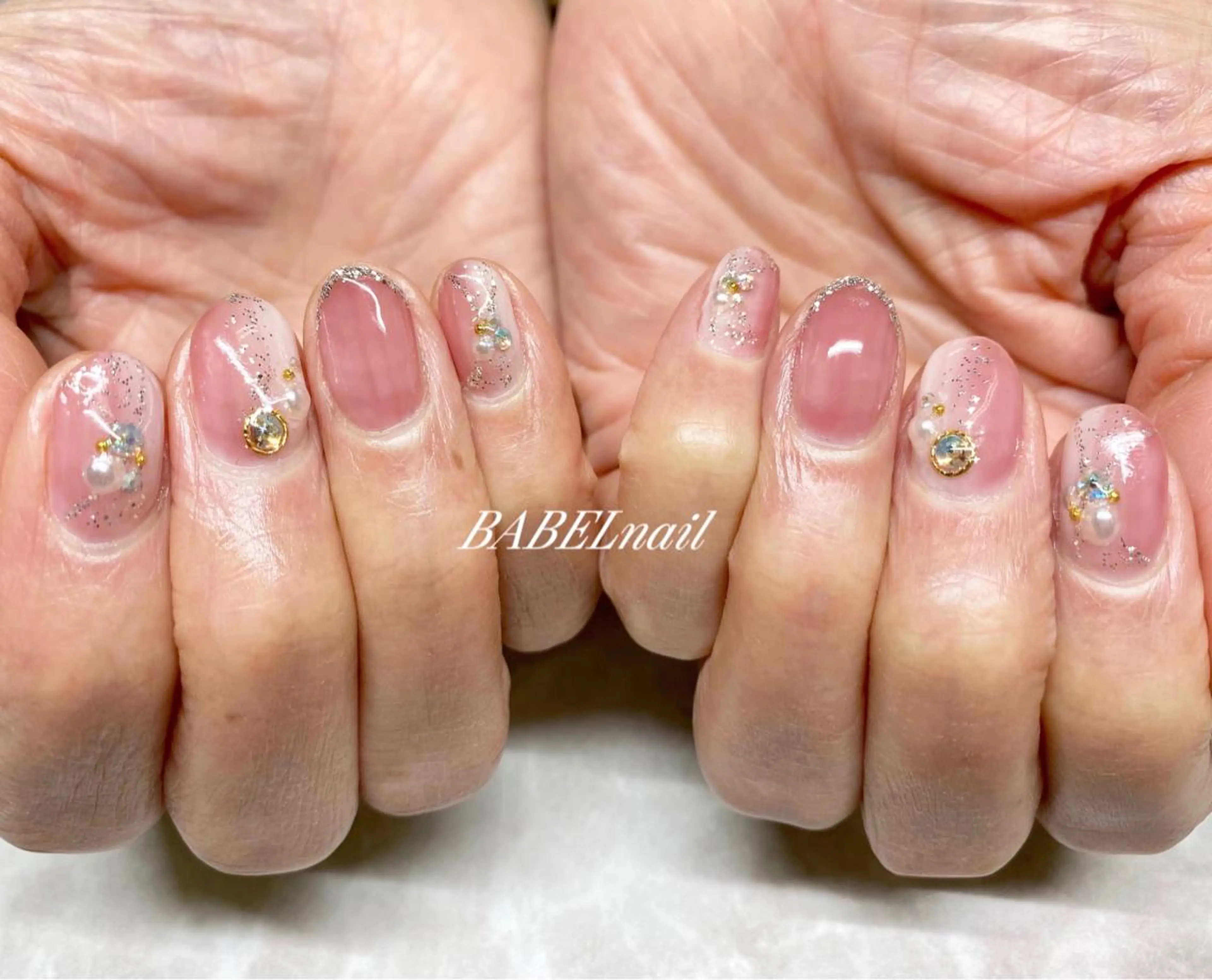 ネイル ハンドネイル 江戸川橋✨BABEL 【バベル】大人可愛いのネイルデザイン