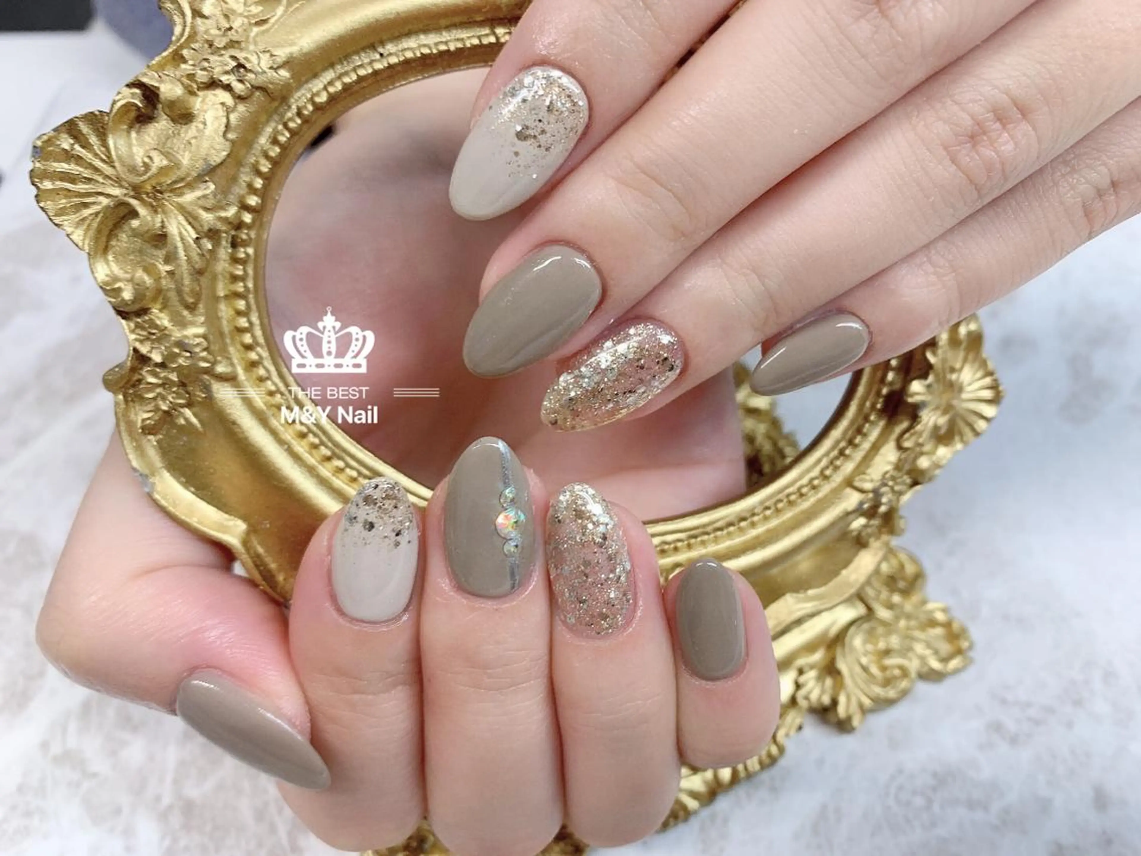 カラー ハンドネイル ハンドケア M&Y NailSalonのネイルデザイン