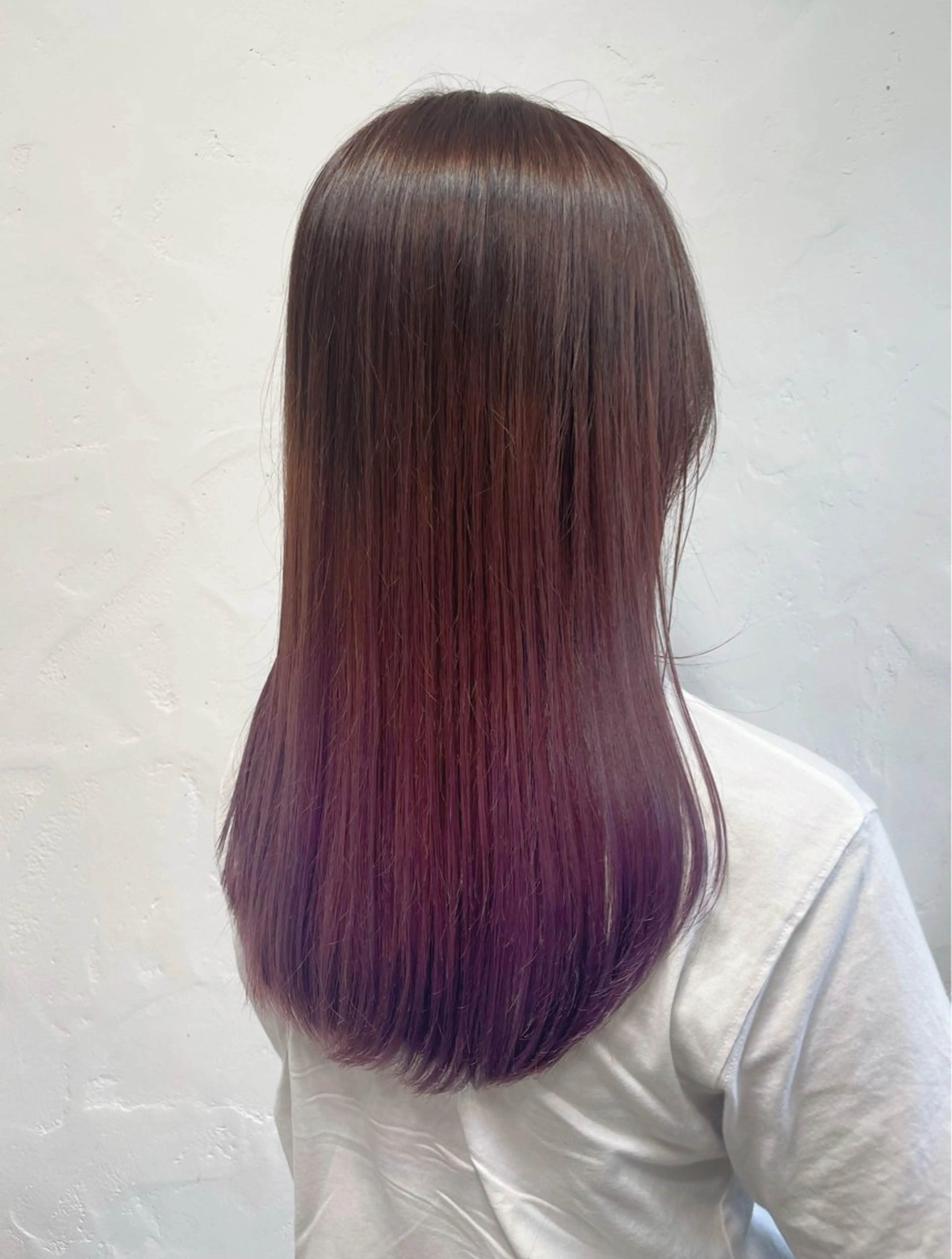 セミロング ヘアカラー トリートメント ふわっとレイヤー 🪽スガヤハルミのヘアスタイル